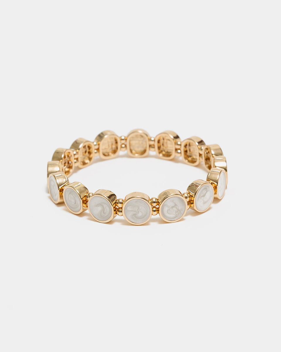 Ava Petite Pearl Elastic Bracelet