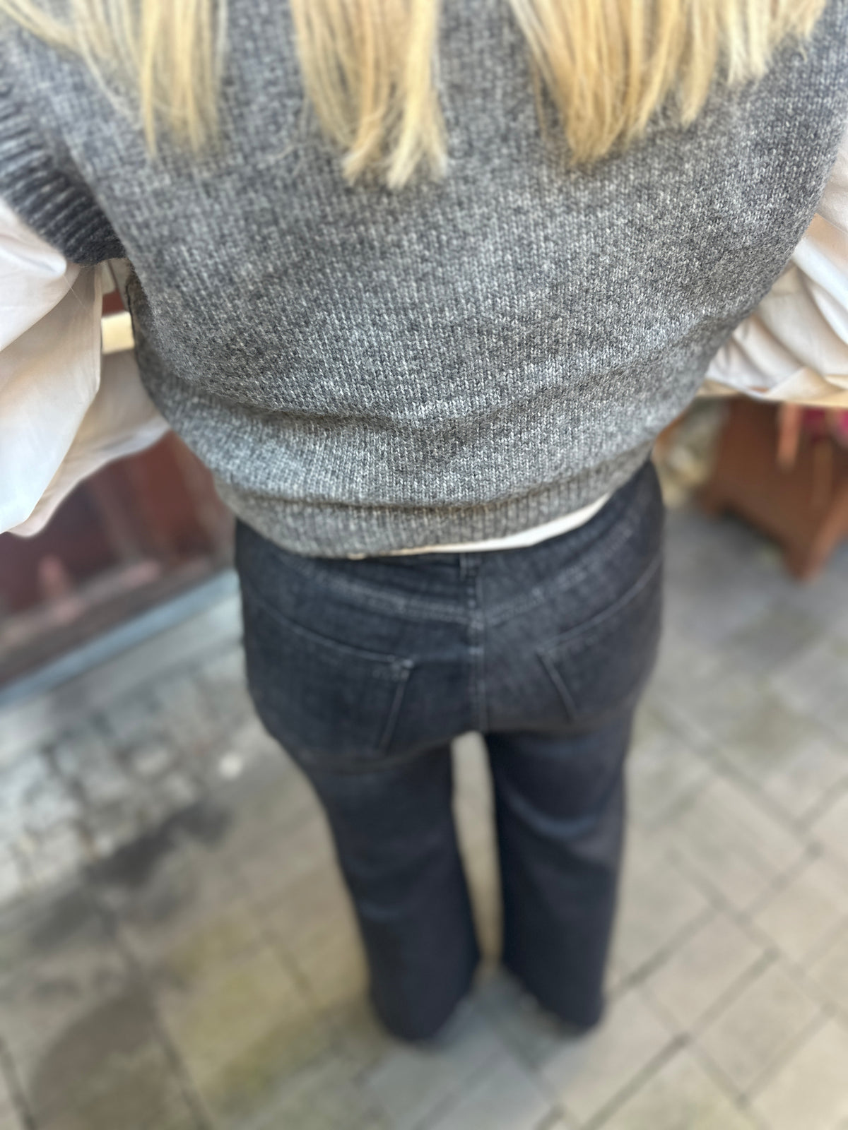 Como Wide Jeans Washed Grey