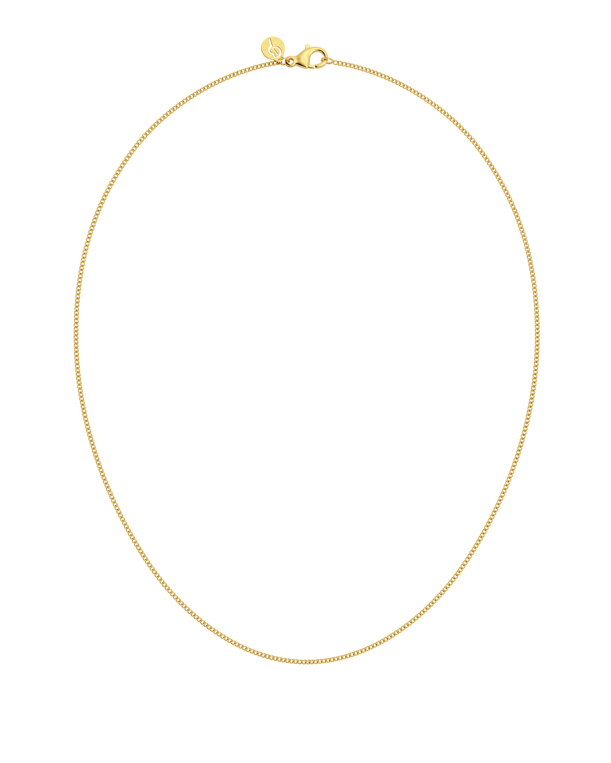 Curb Chain Mini 42 Cm Gold