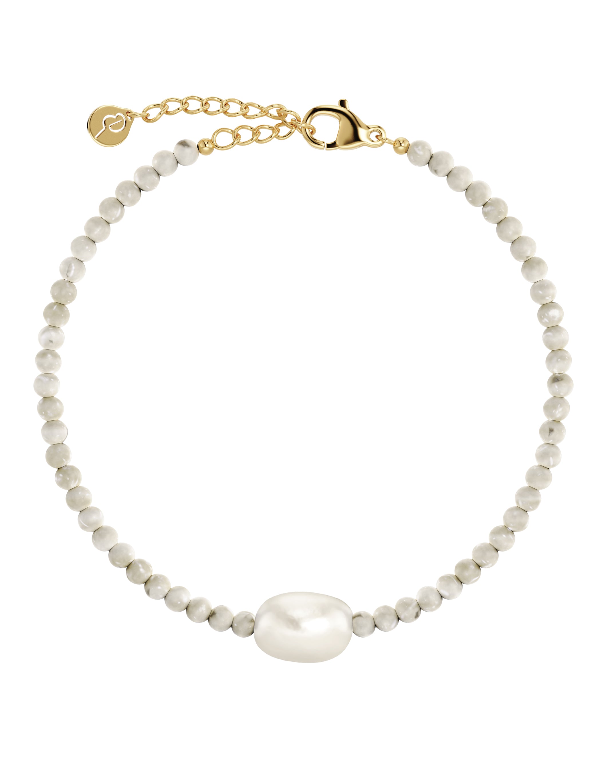 Beach Pearls Bracelet Offwhite Gold