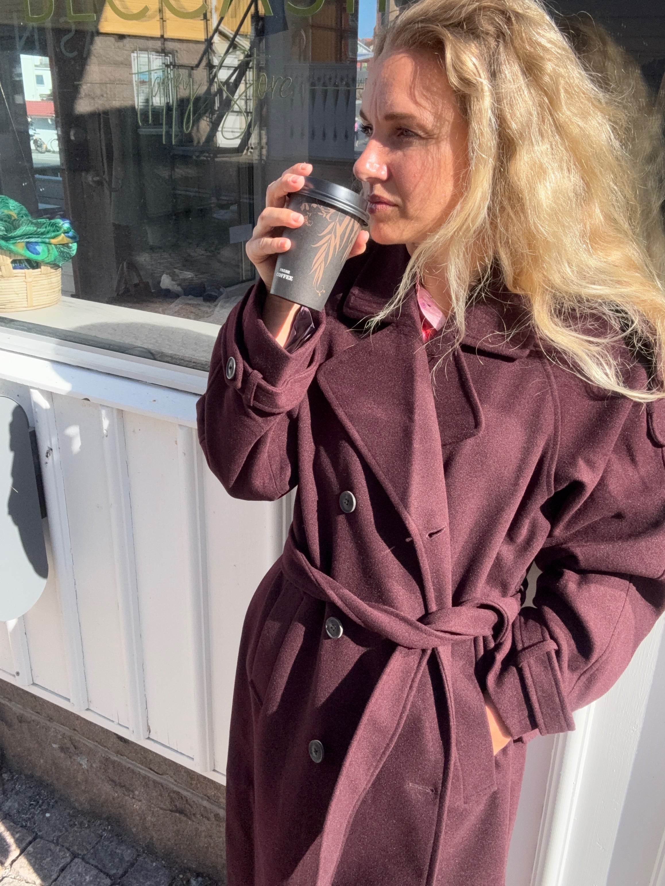 Jxesma Trenchcoat Sn Winetasting