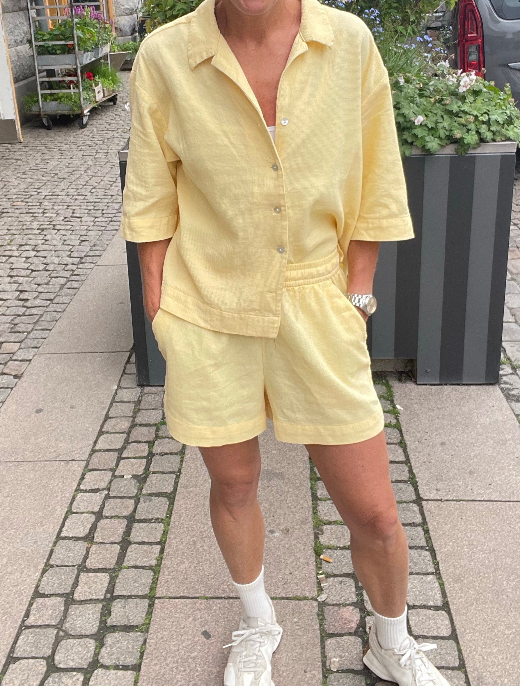 Jxglobal Waffle Shorts Sunlight