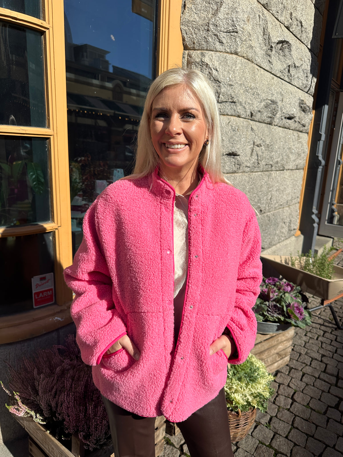 Jxvera Teddy Jacket Sn Morning Glory
