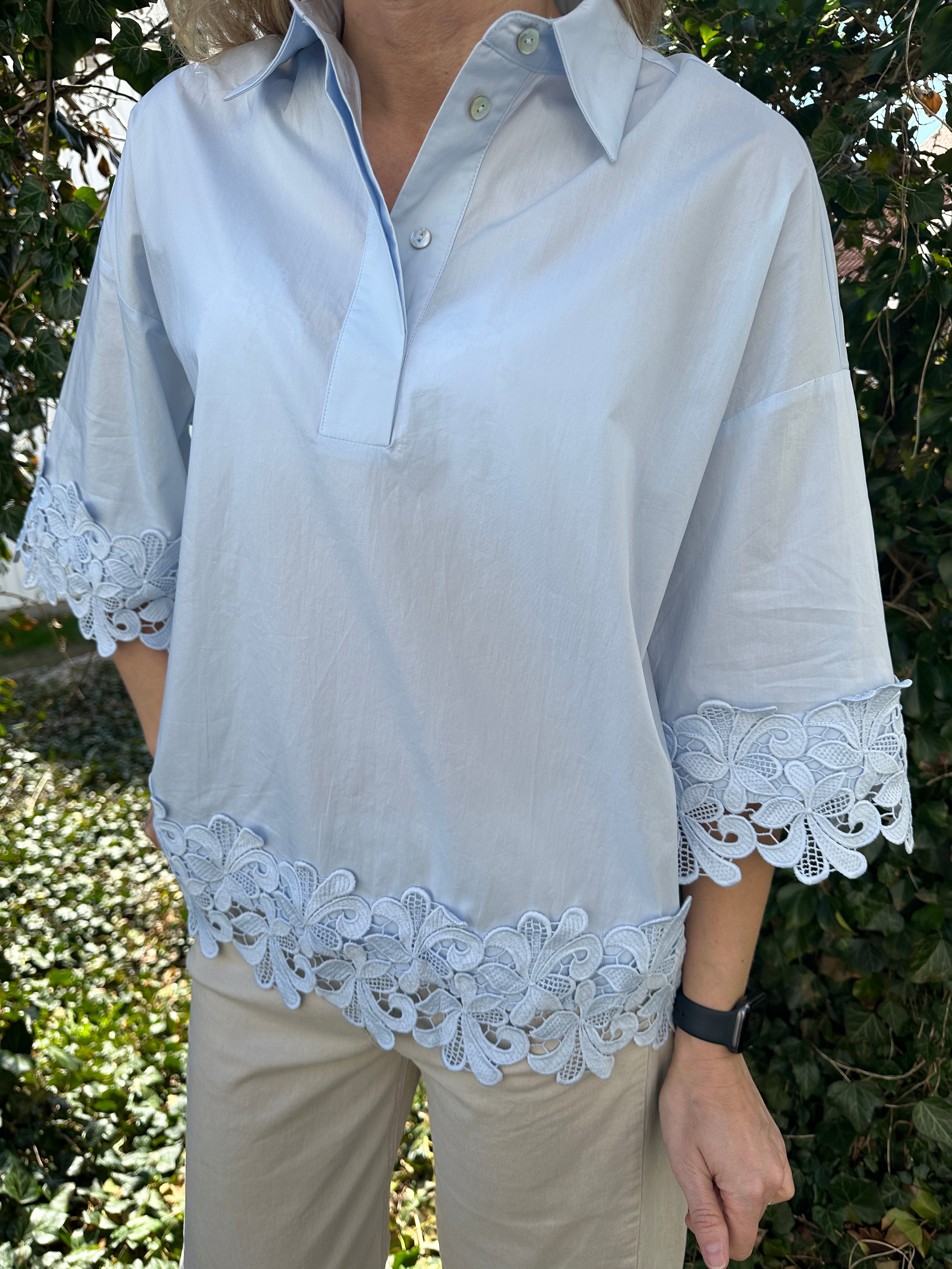 Klara Embrodery Light Blue