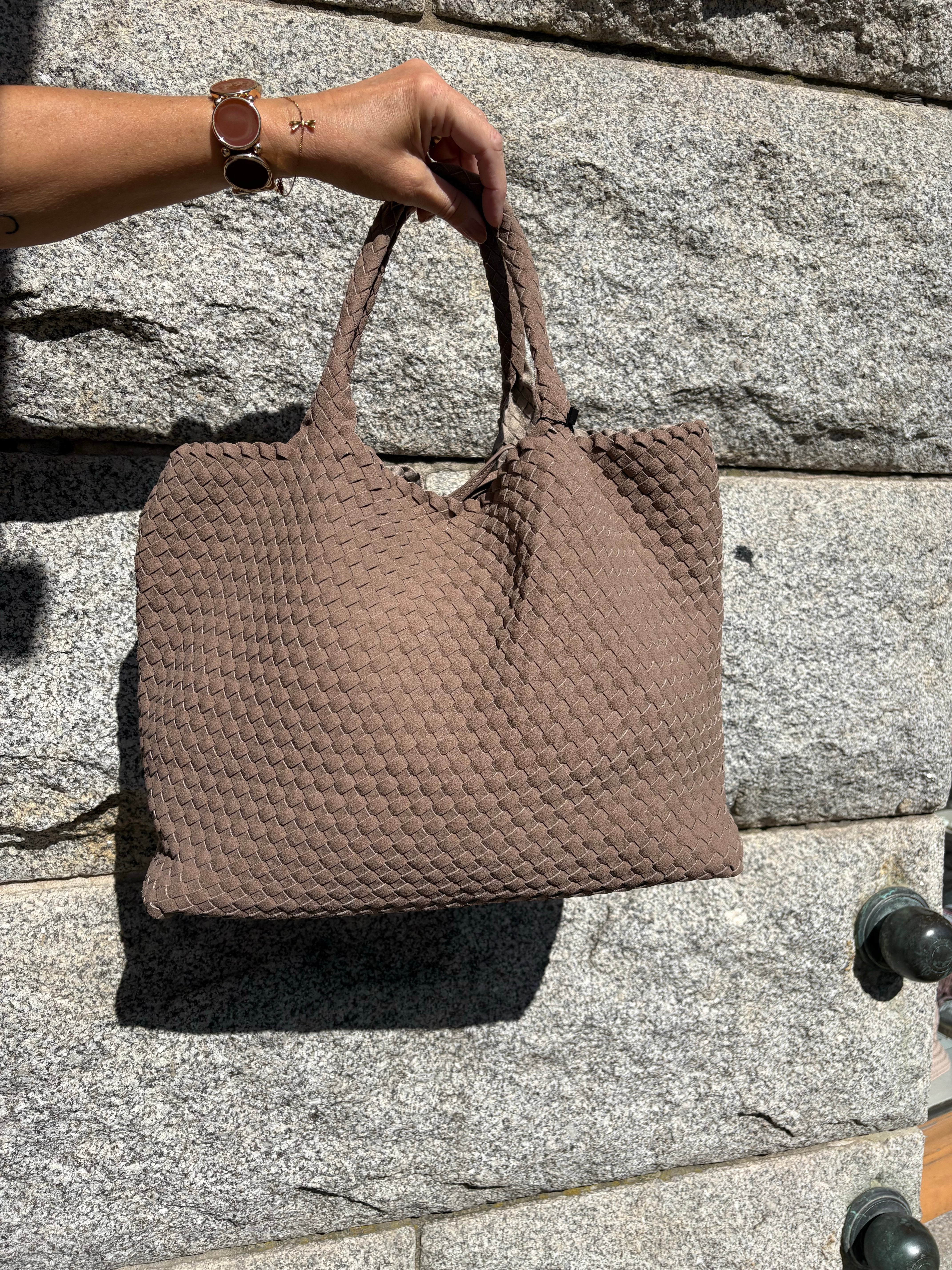 Mia Suede Soft Square Bag