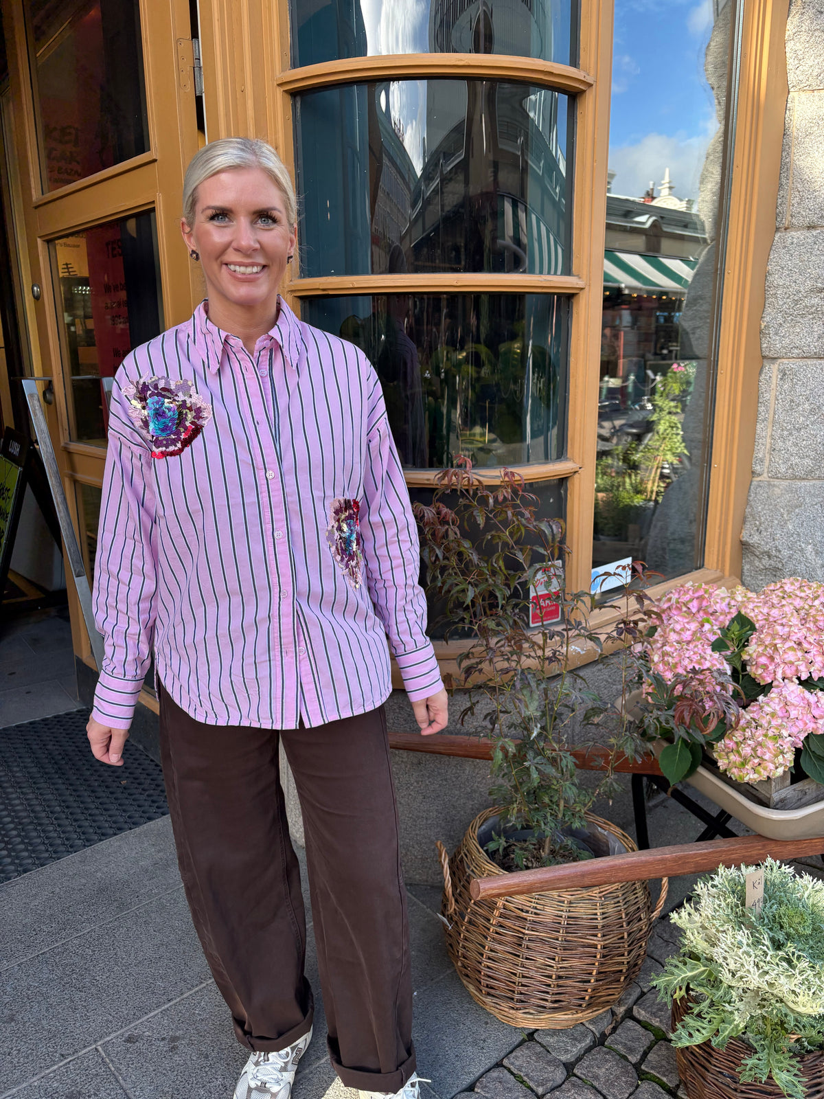 Nuelfa Oversize Shirt Bonbon