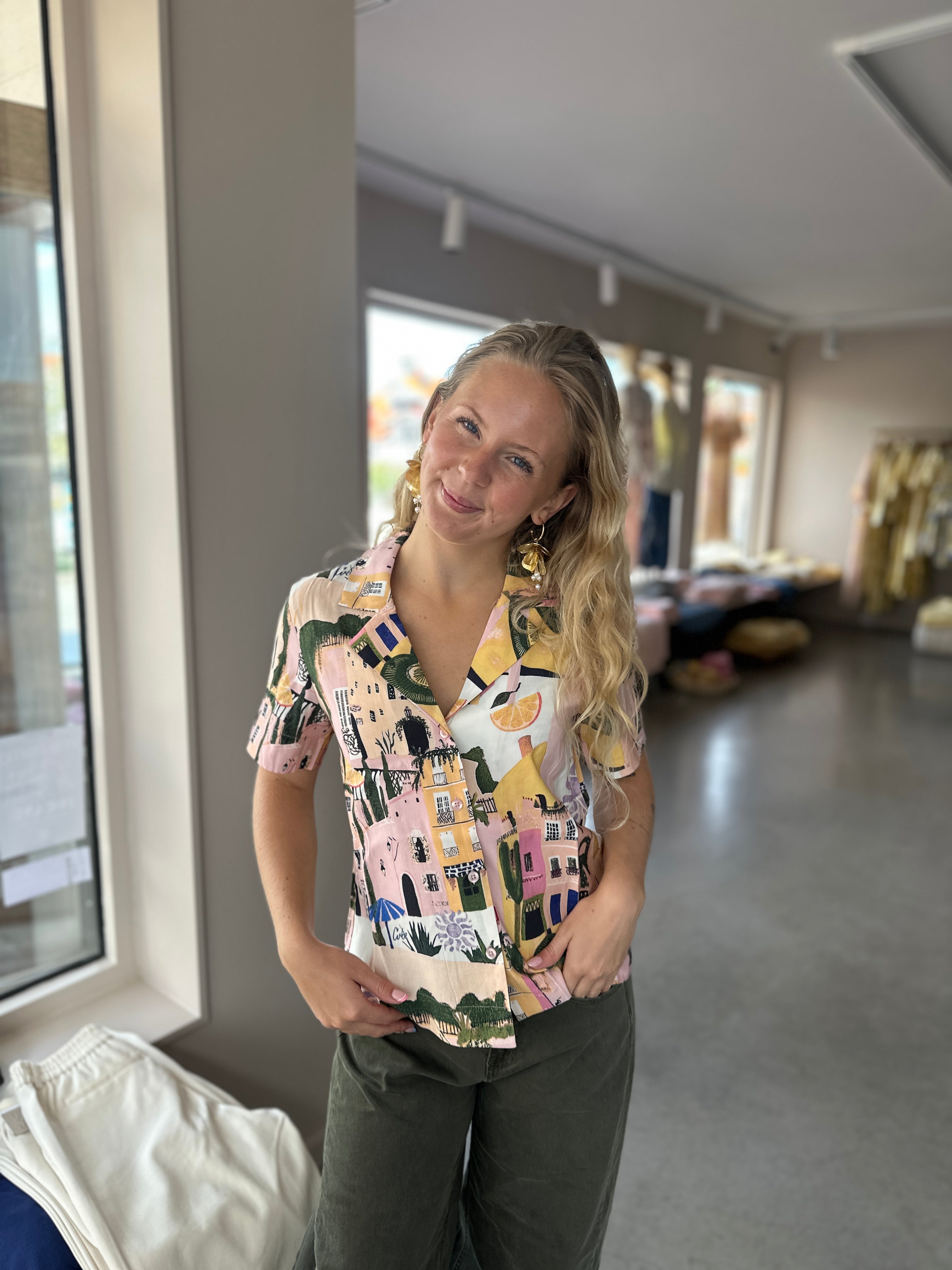 Objdiva Martha Shirt Begonia Pink