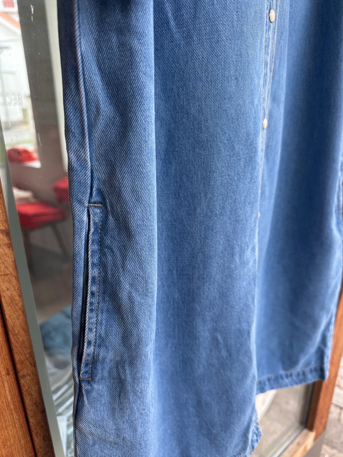 Objframe Re Denim Dress Light Blue Denim