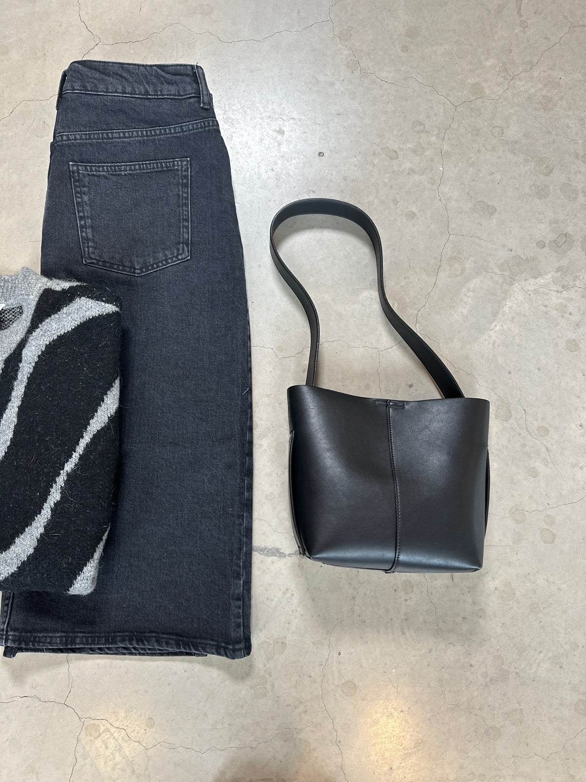 Objgael Pu Bag Black