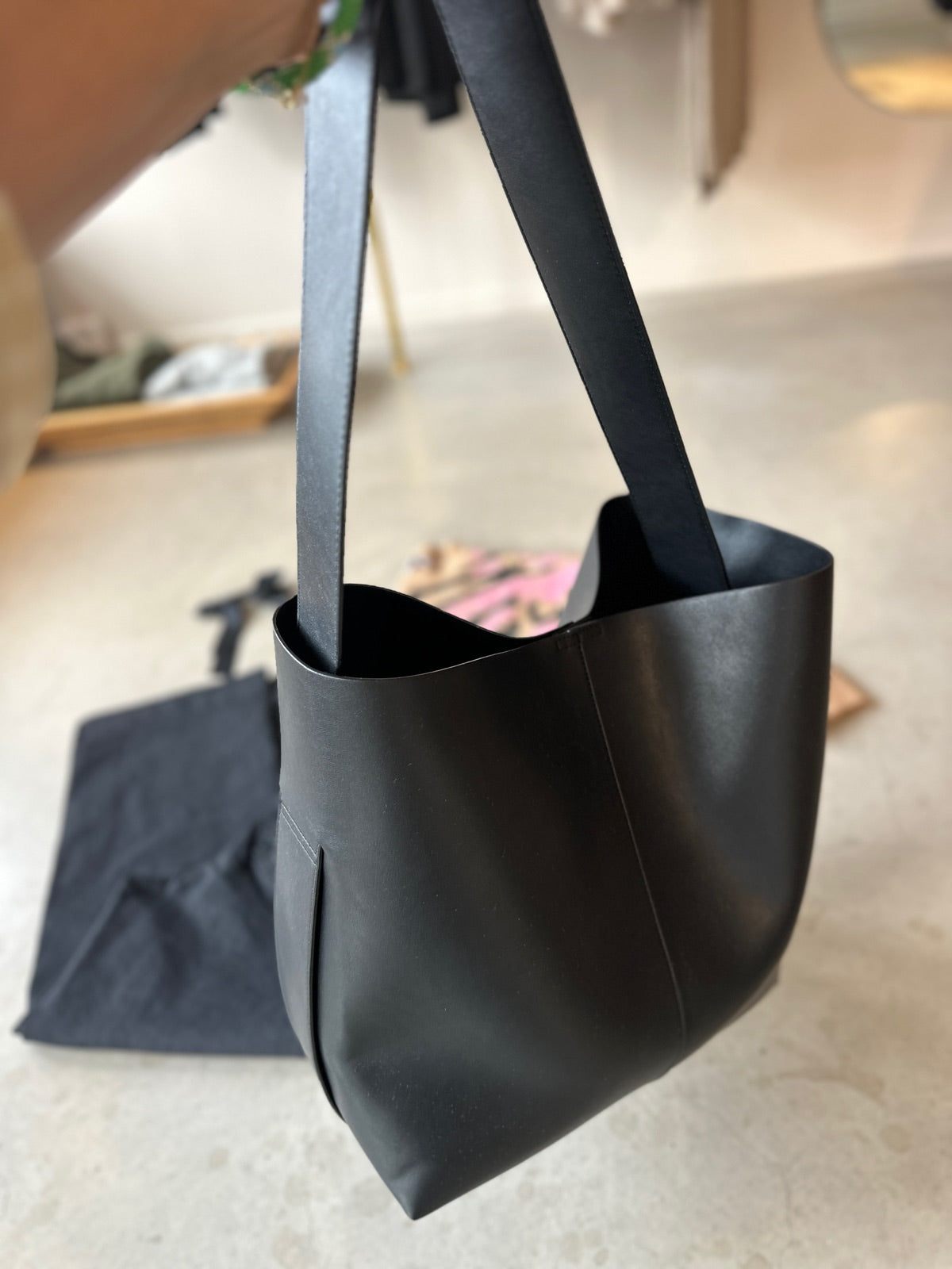 Objgael Pu Shopper Black