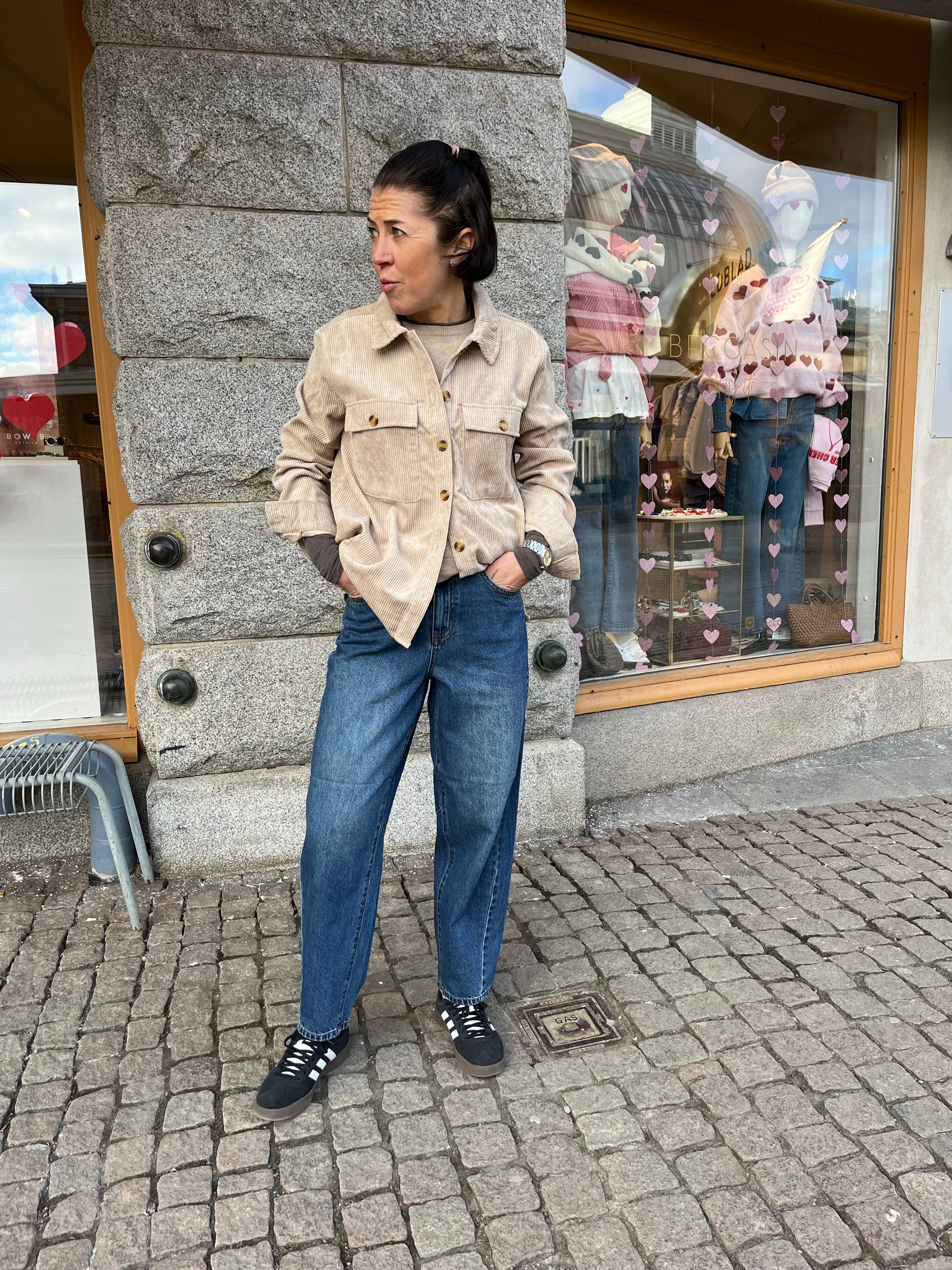 Objmiu Zoe Barrel Ankle Jeans Medium Blue Denim