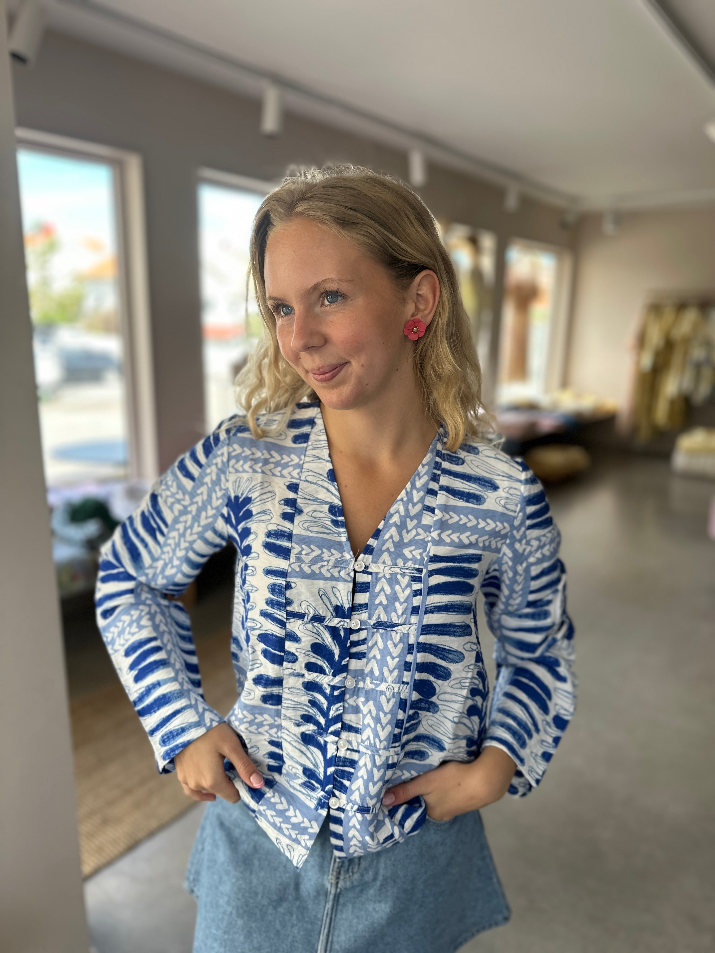Objshelly Top Azure Blue