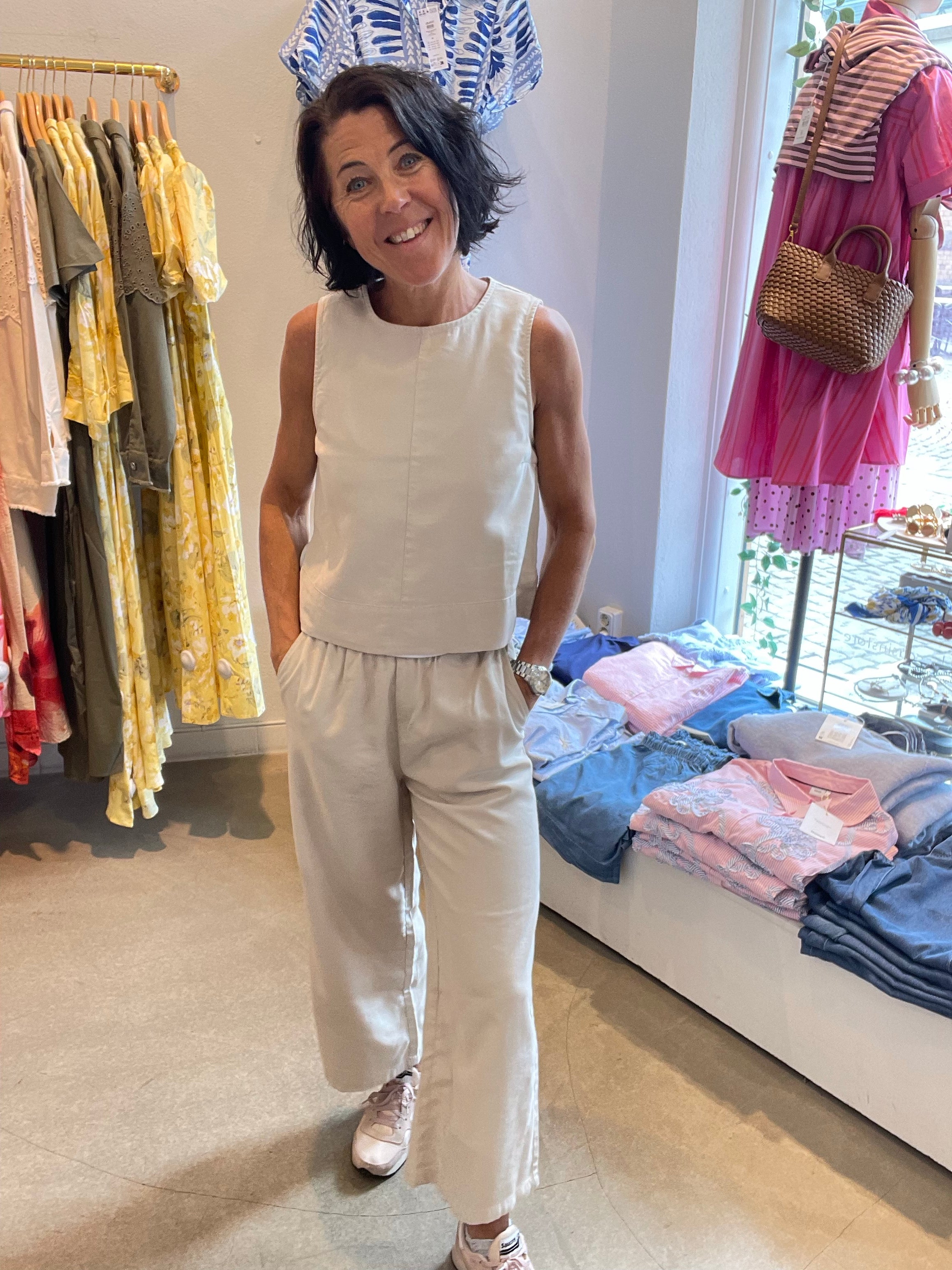 Onlaris Life Culotte Pants Pumice Stone