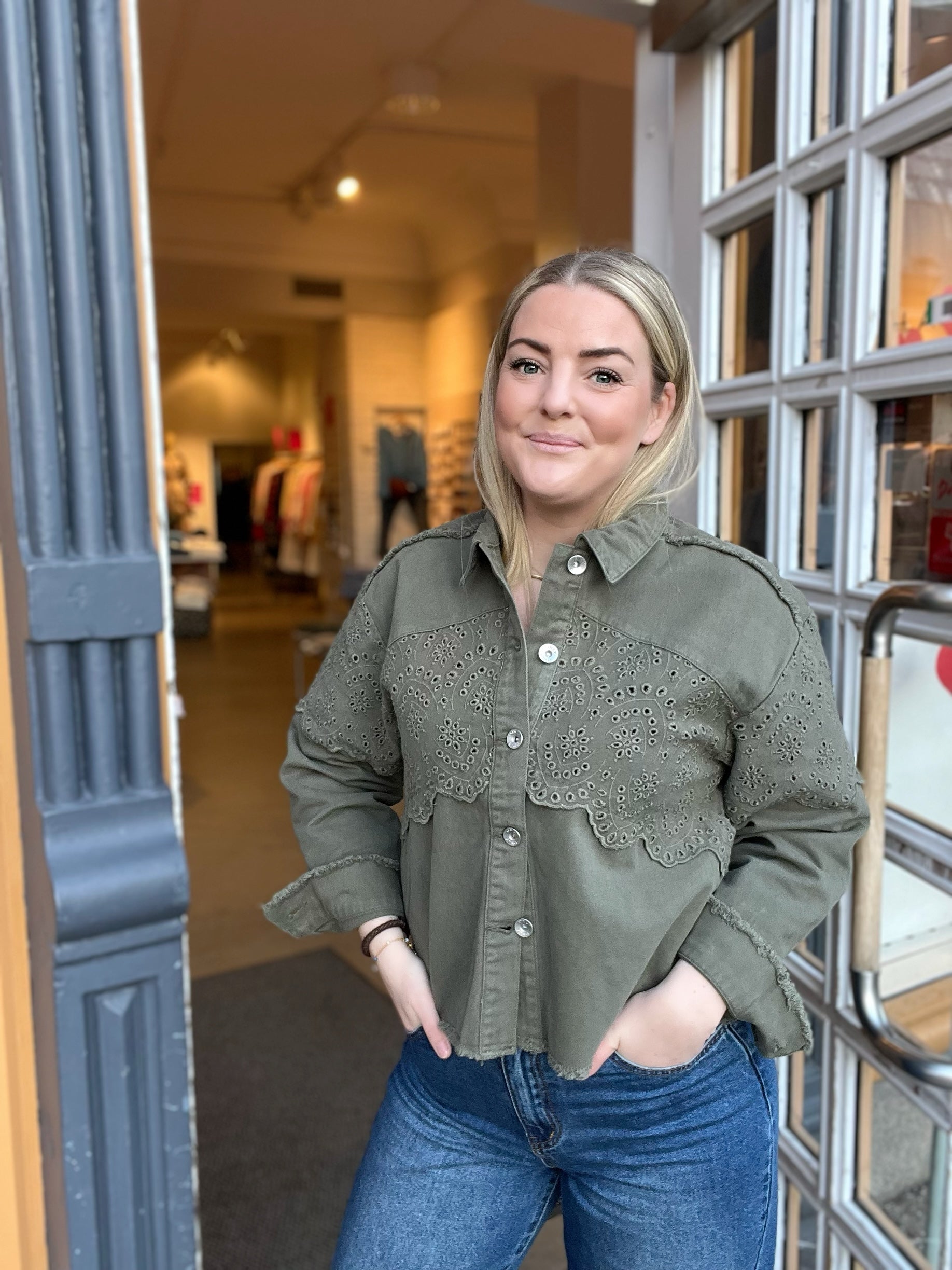 Onlelena Crochet Jacket Kalamata