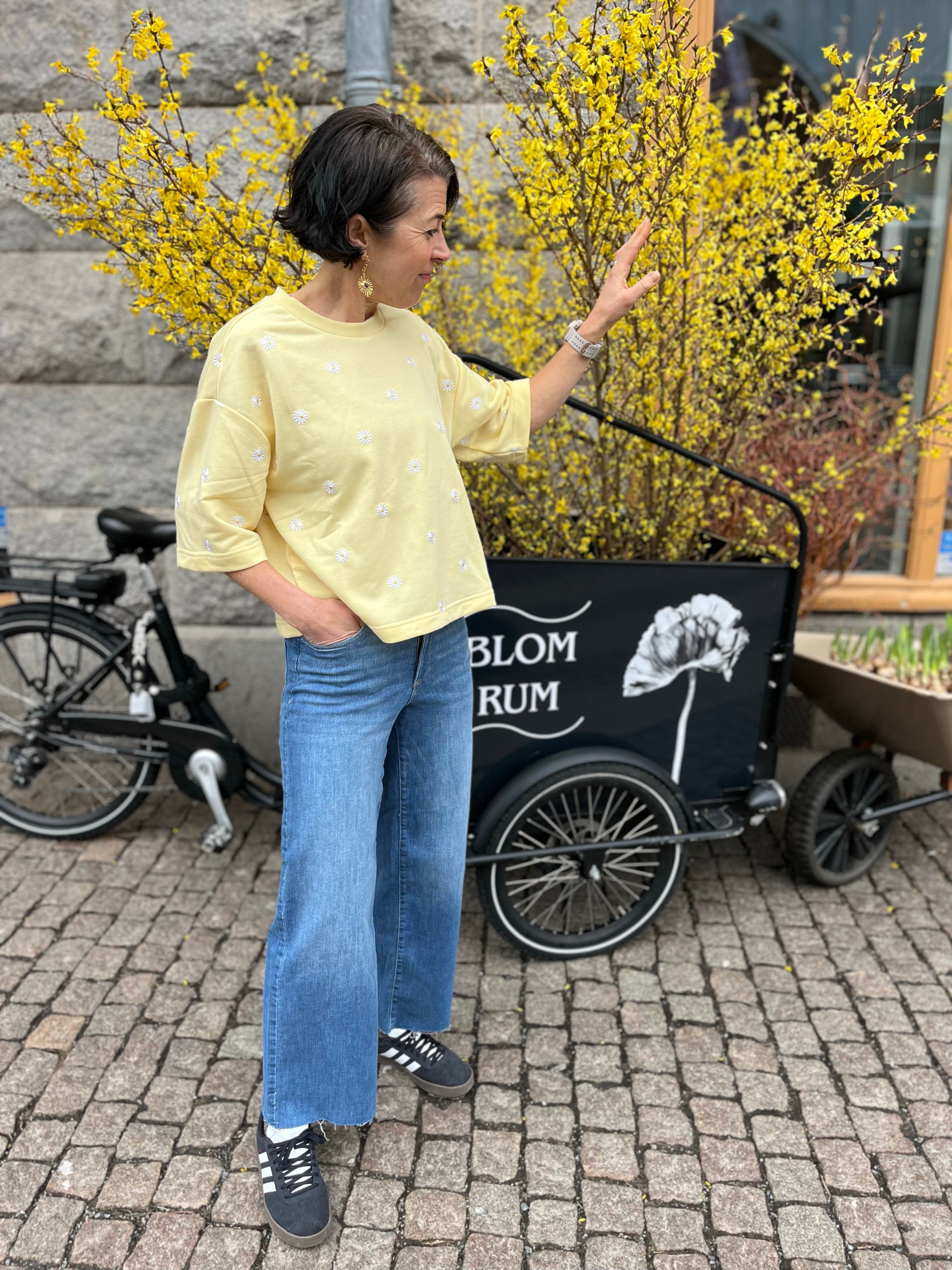 Onlluna O Neck Ub Sunlight Small Ditsy Cloud