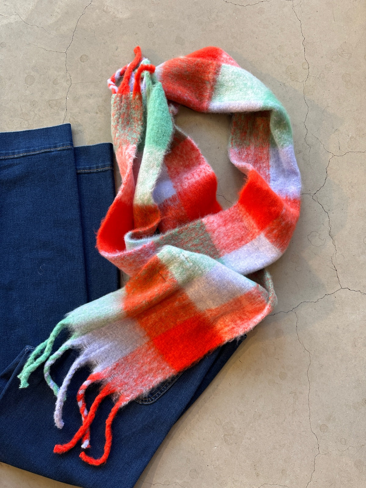 Pcbea Narrow Long Scarf Baby Lavender Square