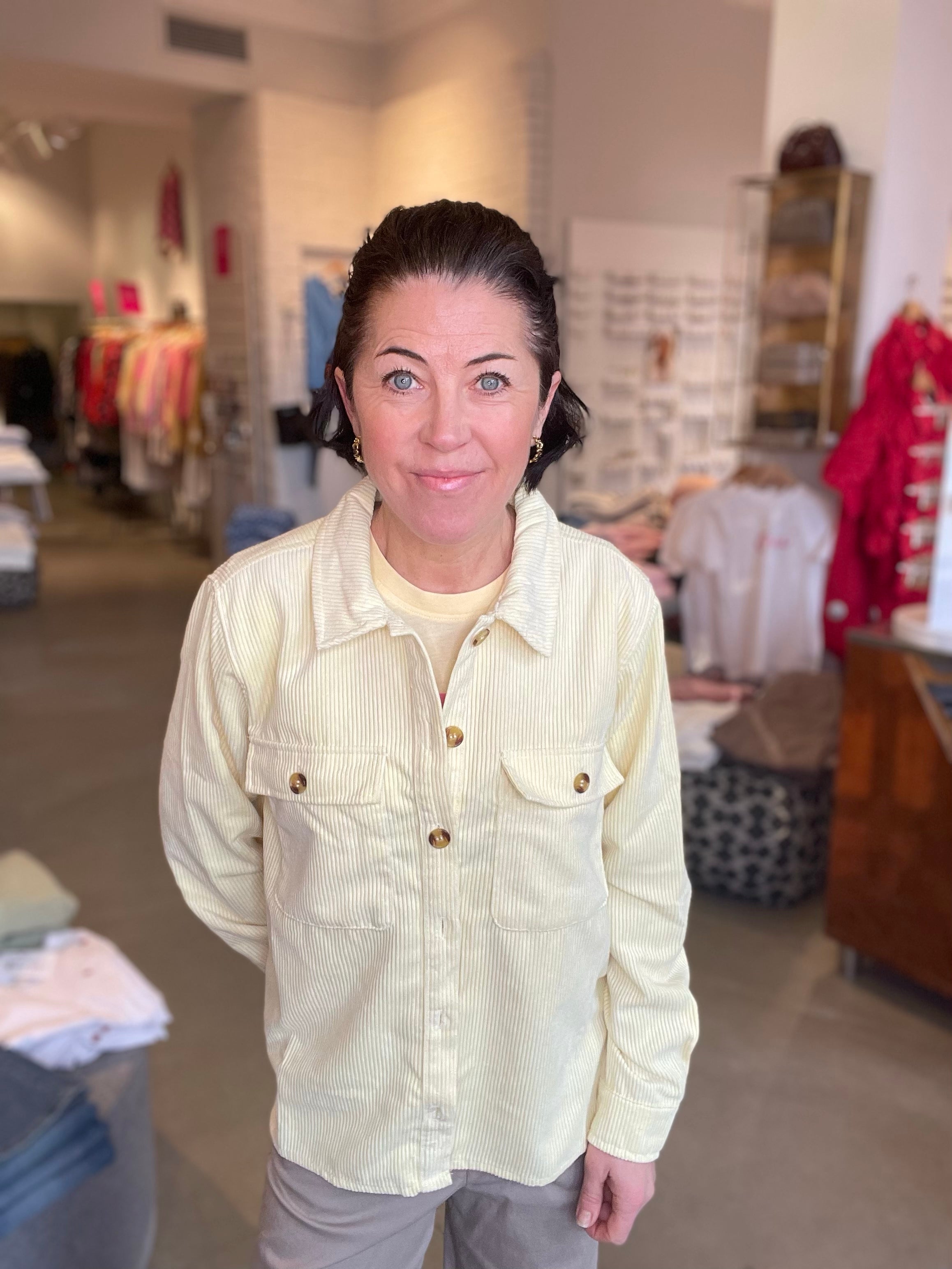 Pceffi Long Sleeve Shirt French Vanilla