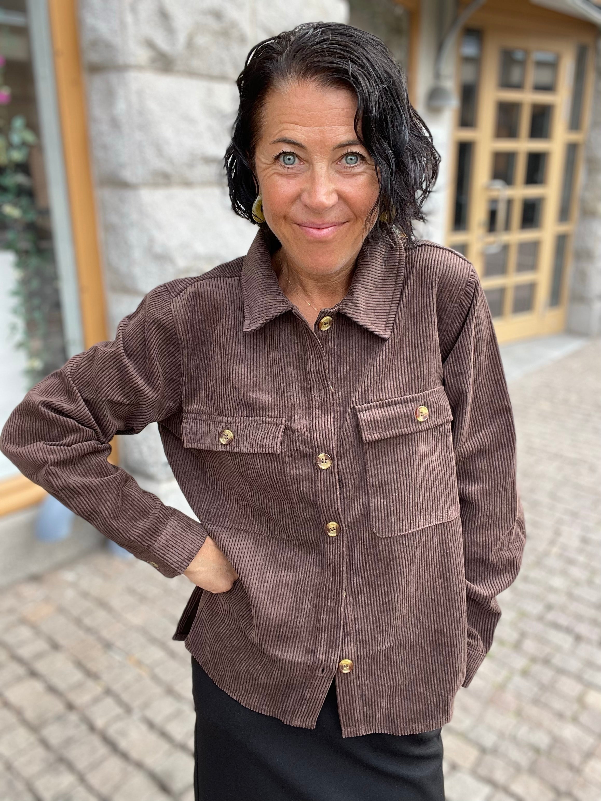 Pceffi Long Sleeve Shirt Hot Fudge
