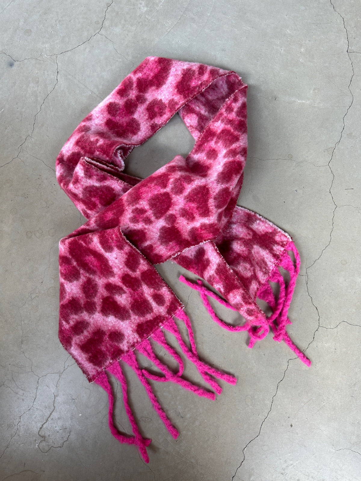 Pcjordan Long Scarf Pink-A-Boo Leo
