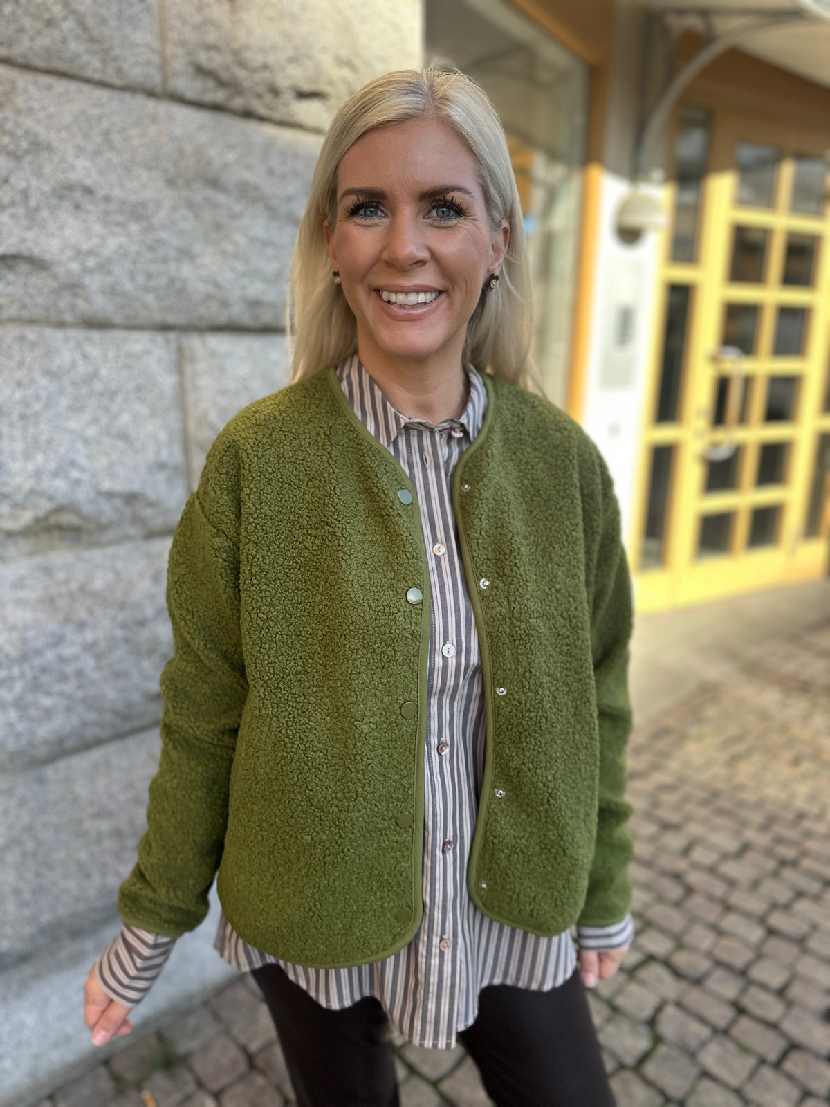Pckatty Teddy Jacket Sphagnum