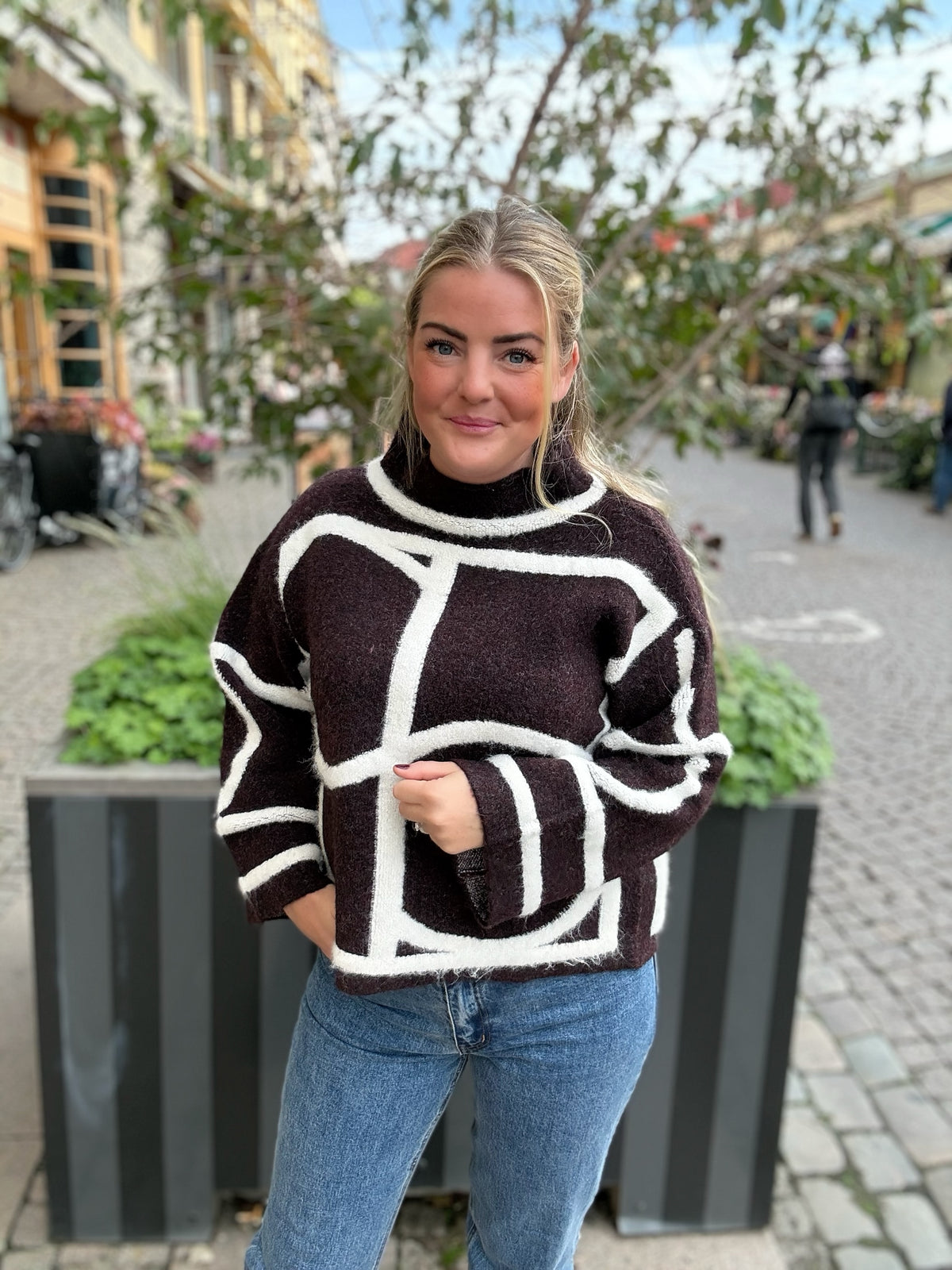 Slsorea Mono Pullover Winetasting Melange Monogram