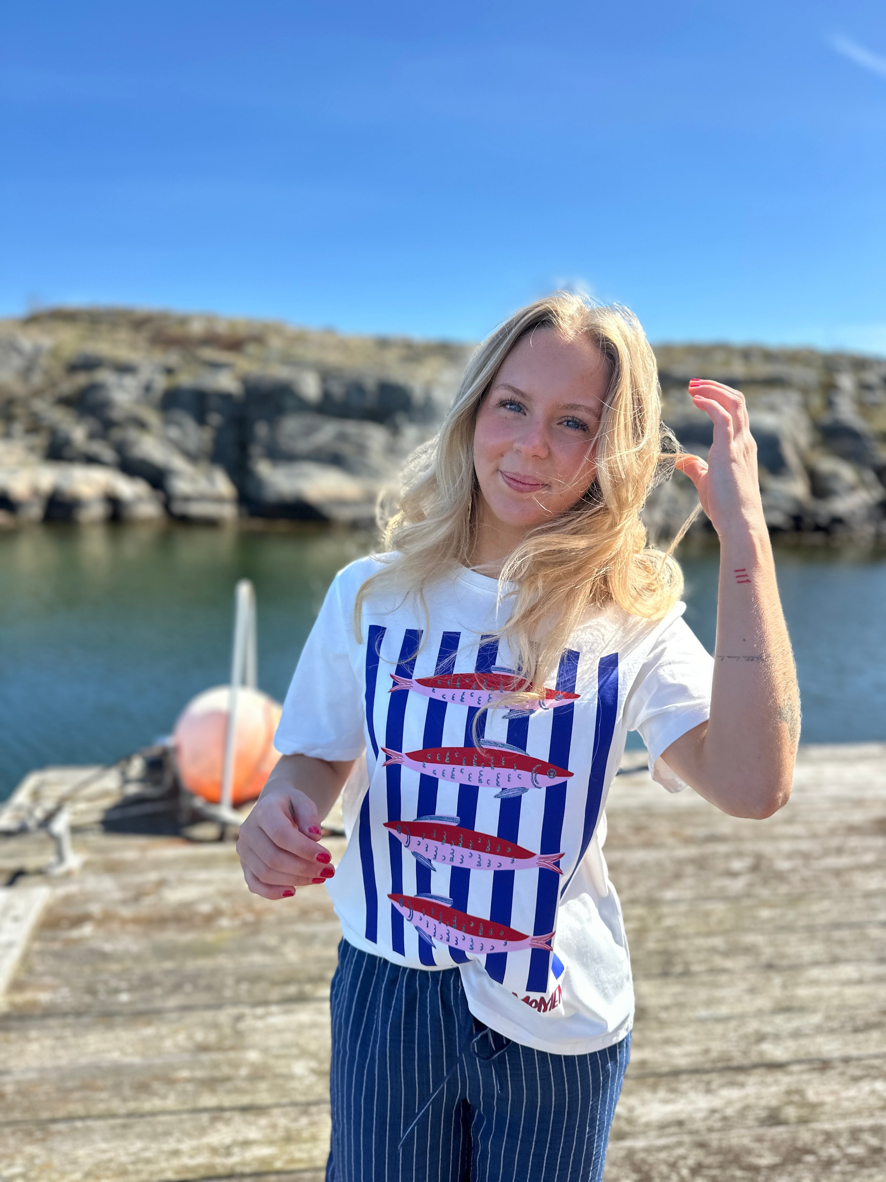 Vicolo Nora T Shirt Fish