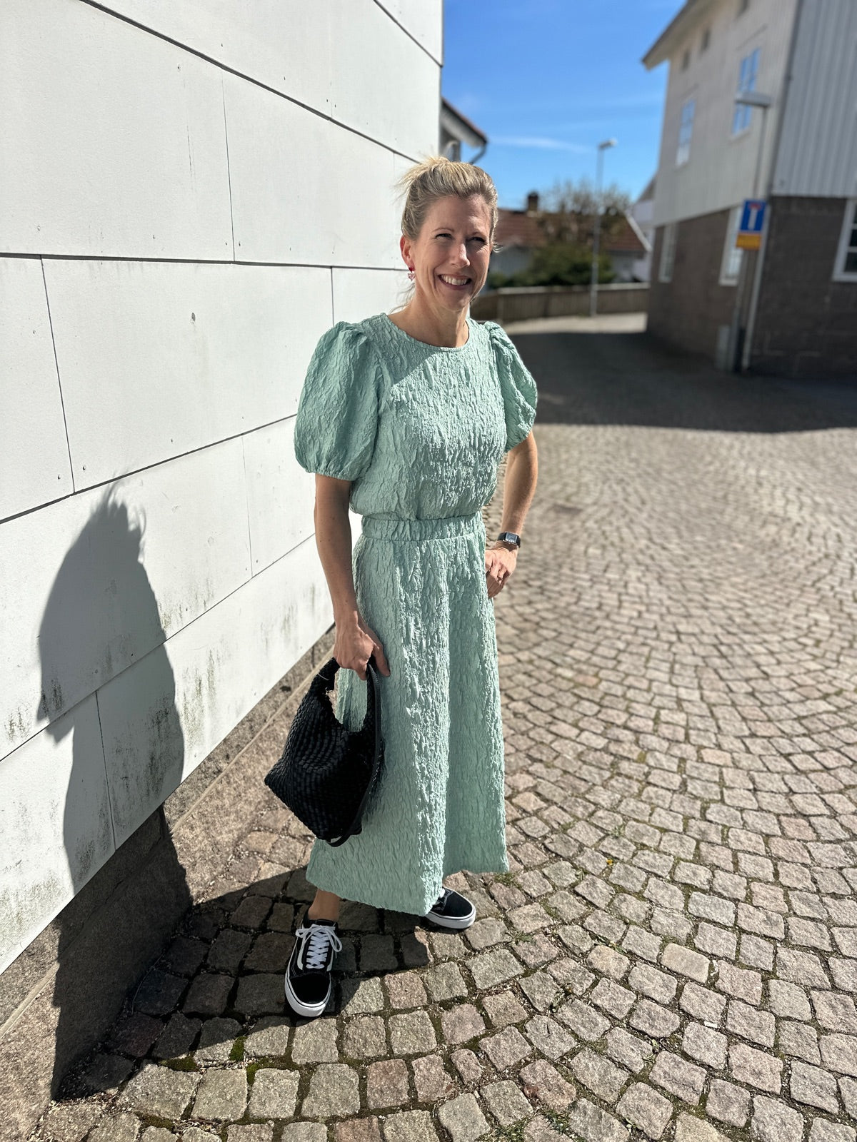 Visophia Hw Volume Midi Skirt Silt Green