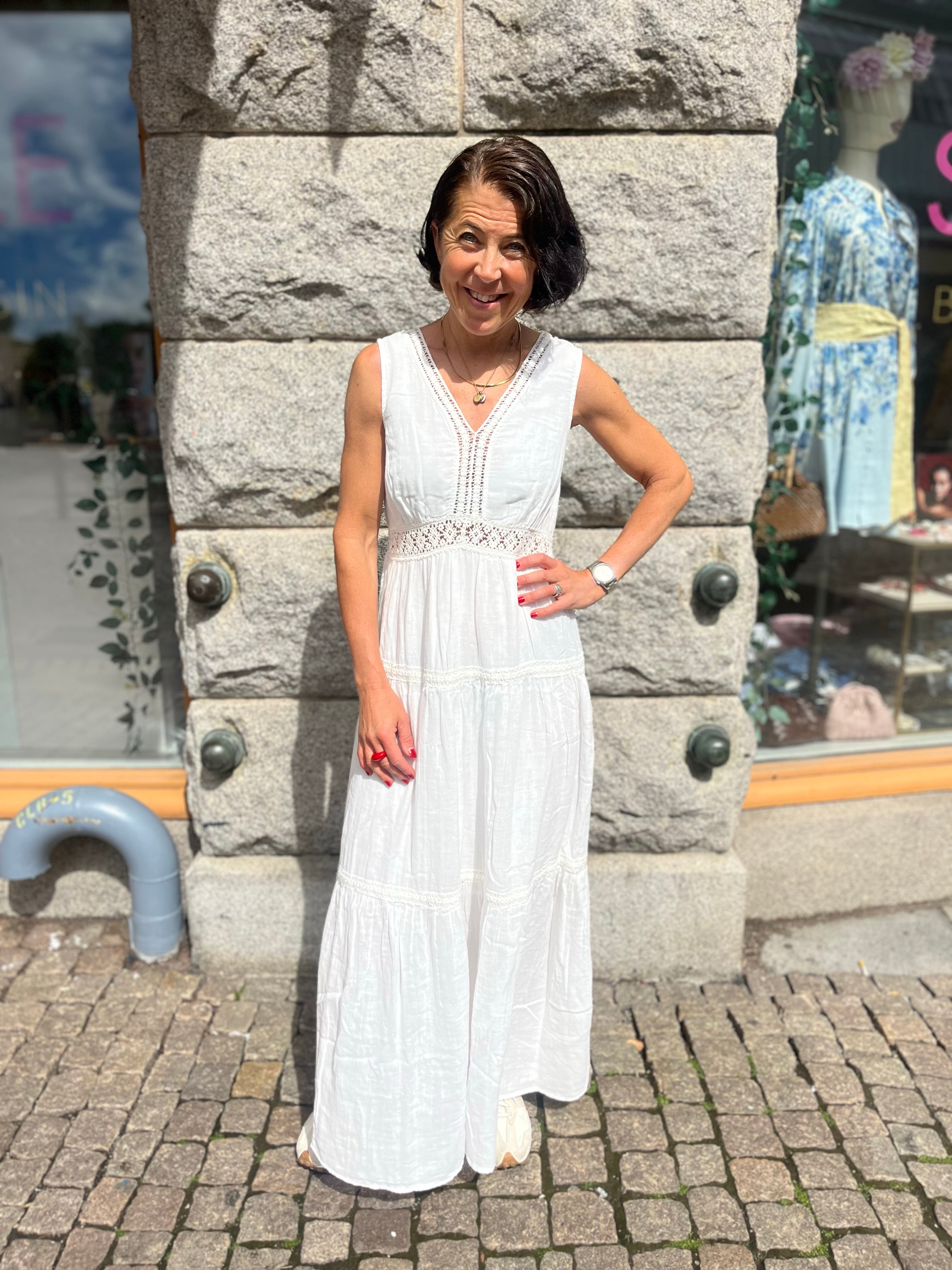 Yasanini Sl Ankle Dress Star White