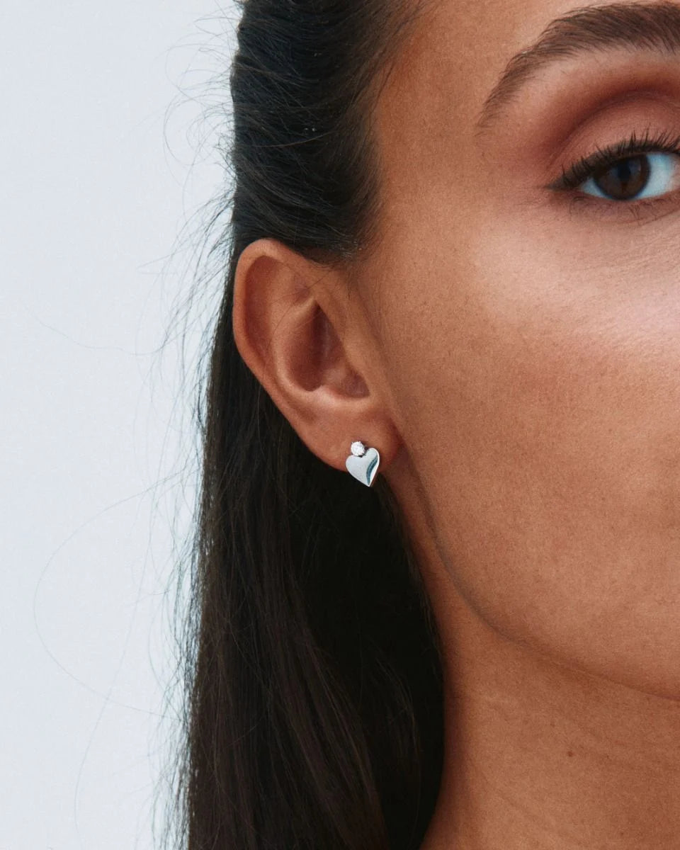 Love Spark Studs Steel