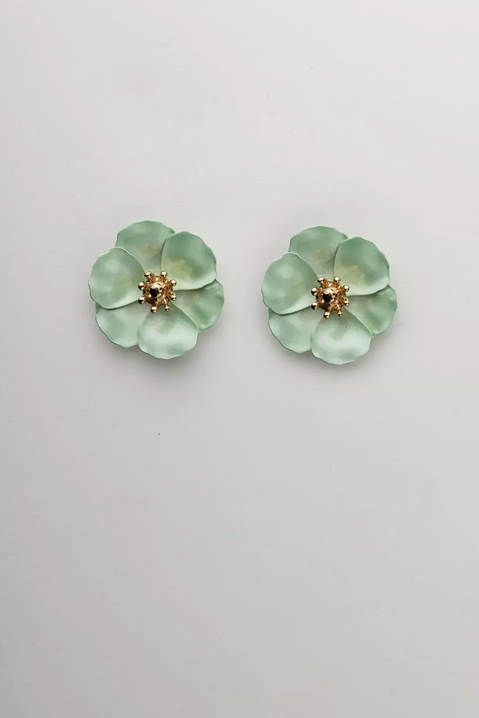 Flower Small Earrings Pearl Pistage