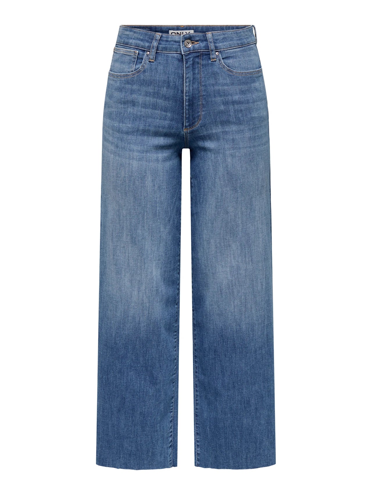 Onlann Madison Hw Crop Wd Medium Blue Denim