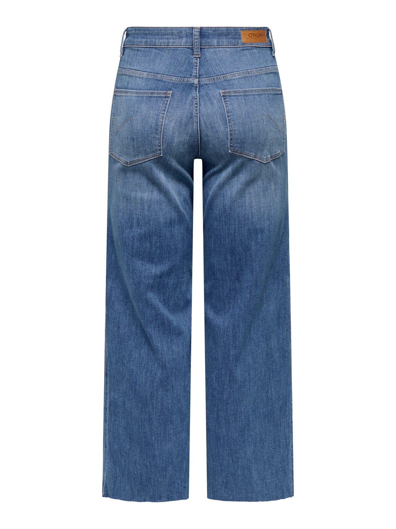 Onlann Madison Hw Crop Wd Medium Blue Denim