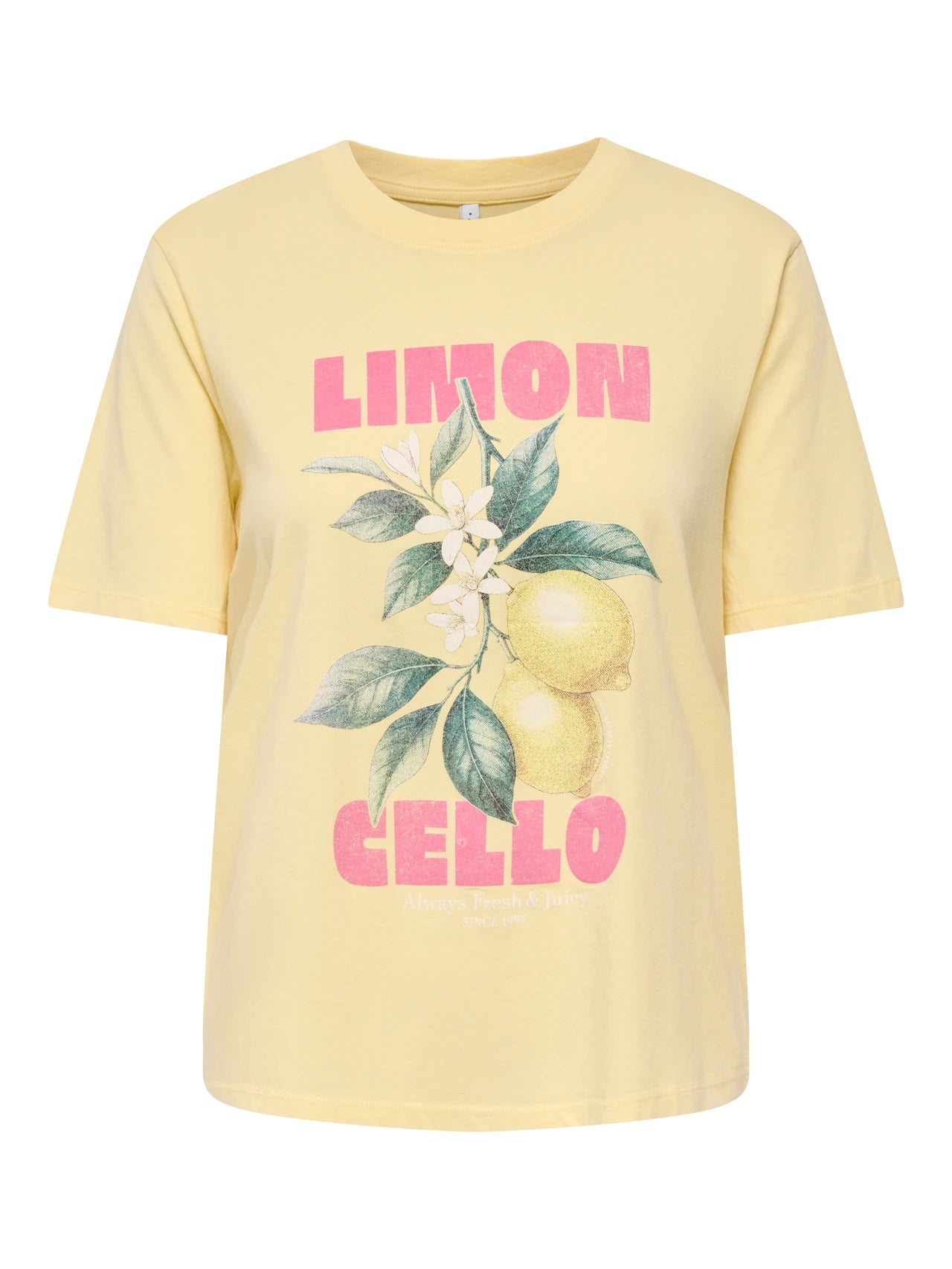 Onllucy Monja Short Sleeve Top Sunlight Limoncello