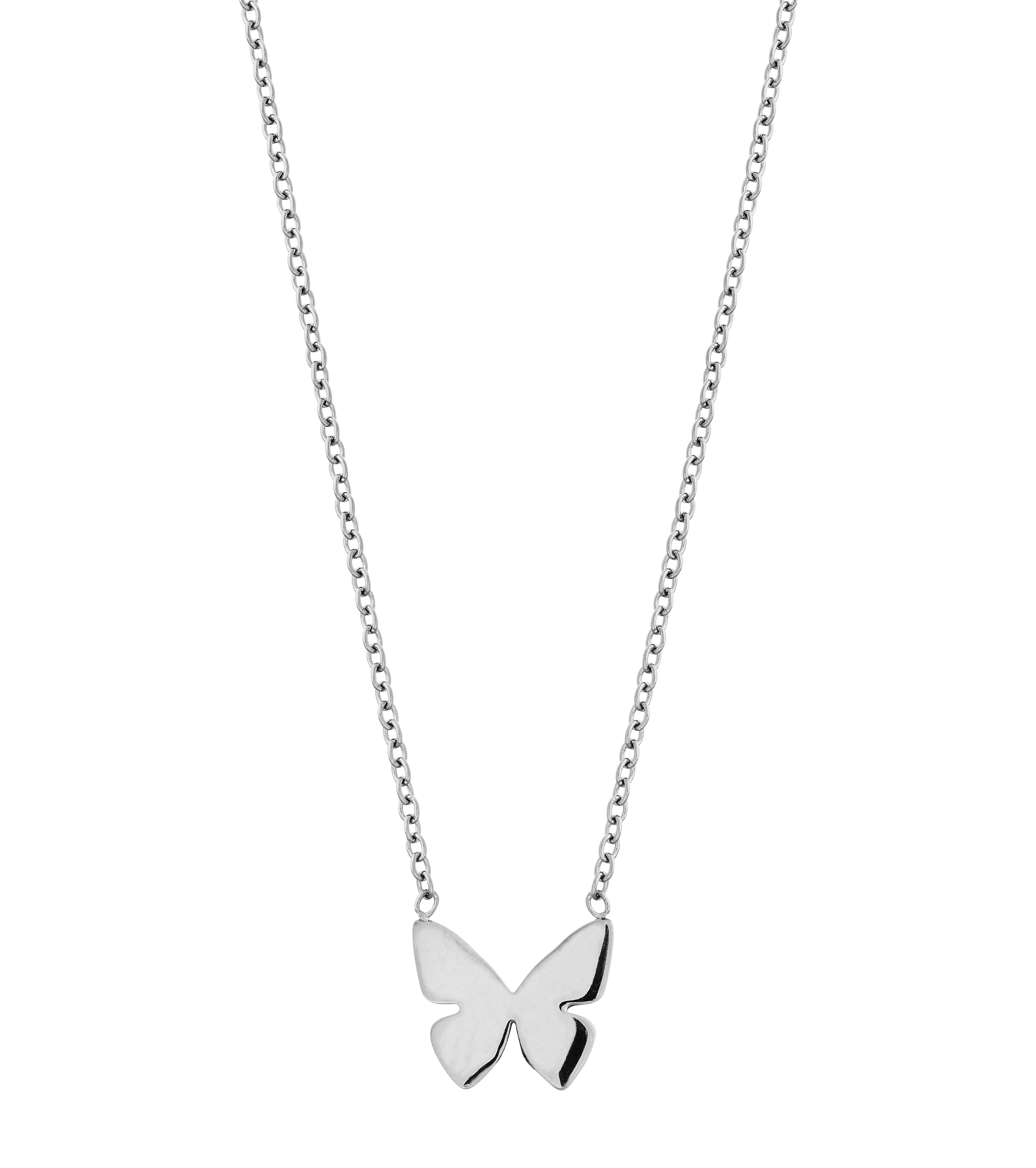 Papillon Necklace Steel