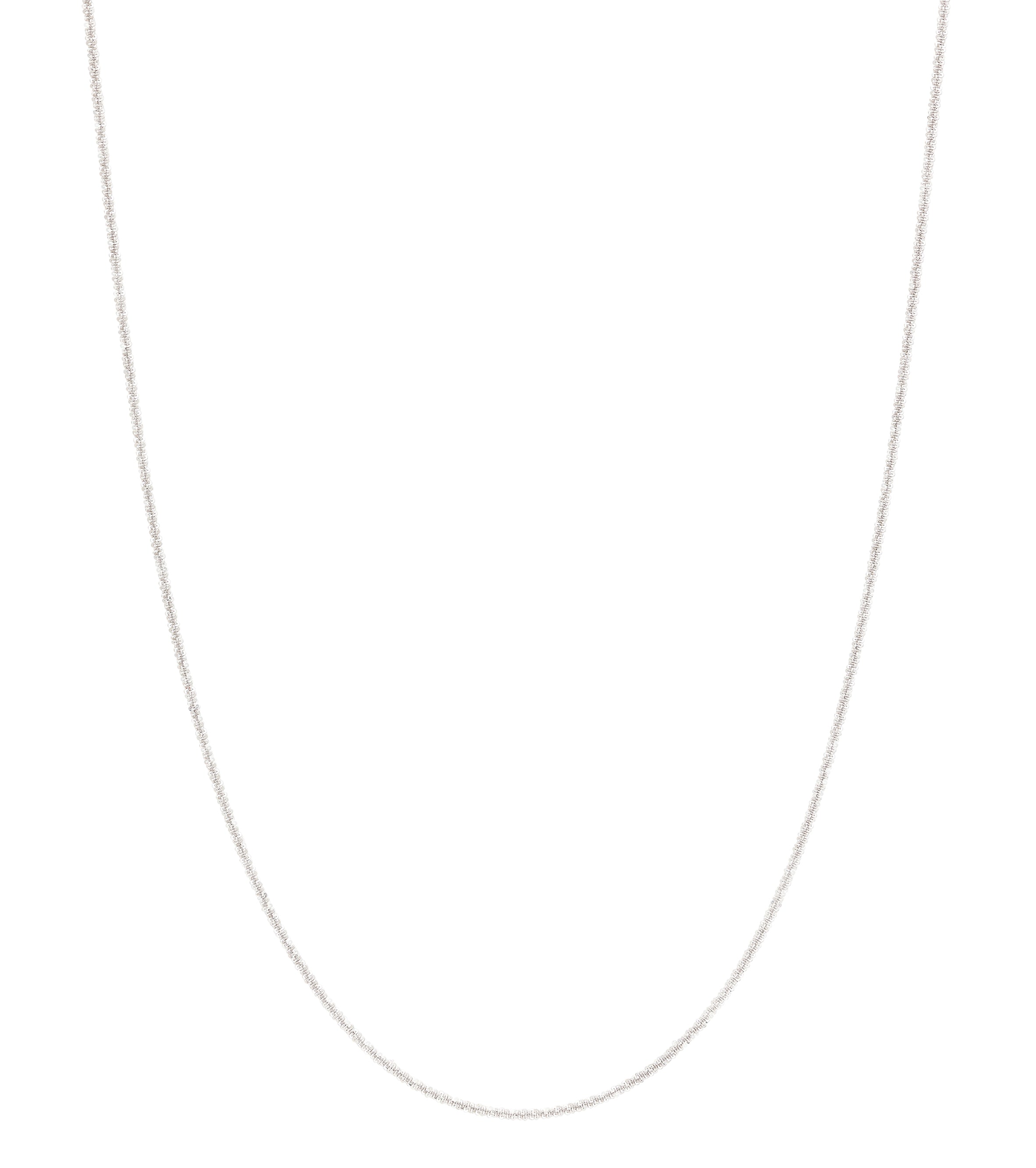 Tinsel Thin Necklace Steel