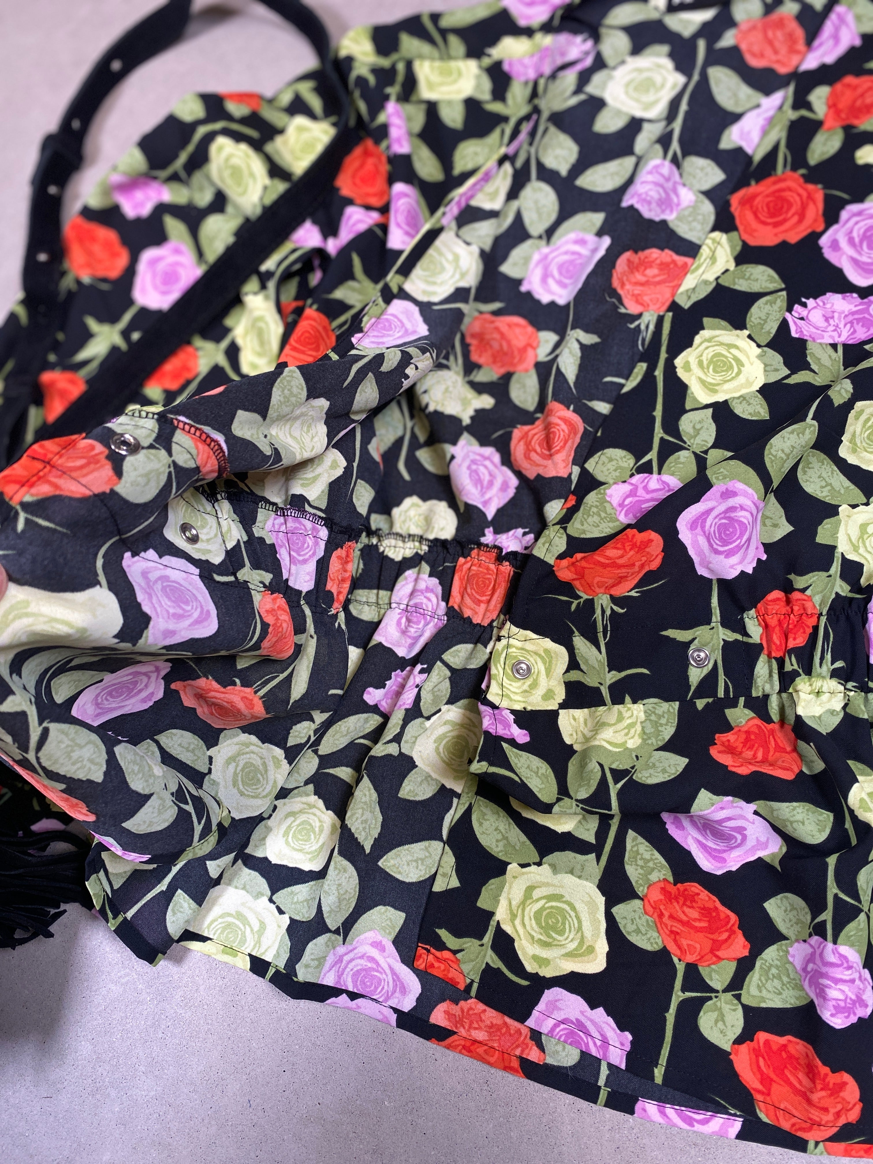 Pcblossom Long Sleeve Wrap Top Violet Flower