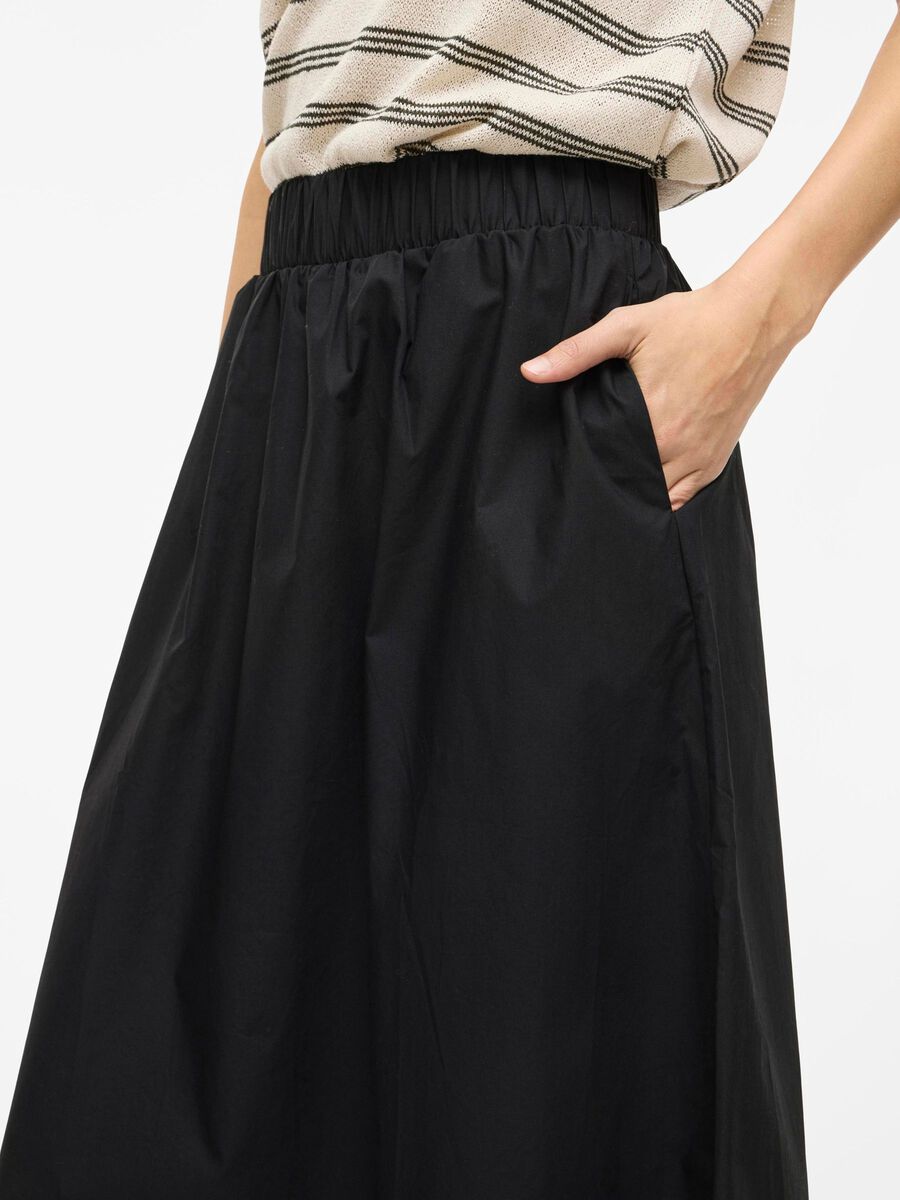 Visophie Hw Ankle Skirt Black Beauty