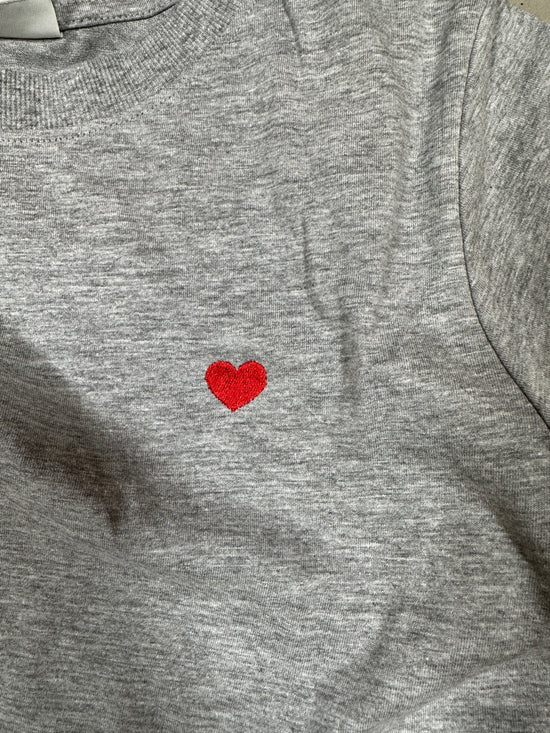 Jdypisa Short Sleeve Print Top Light Grey Melange Bittersweet Heart