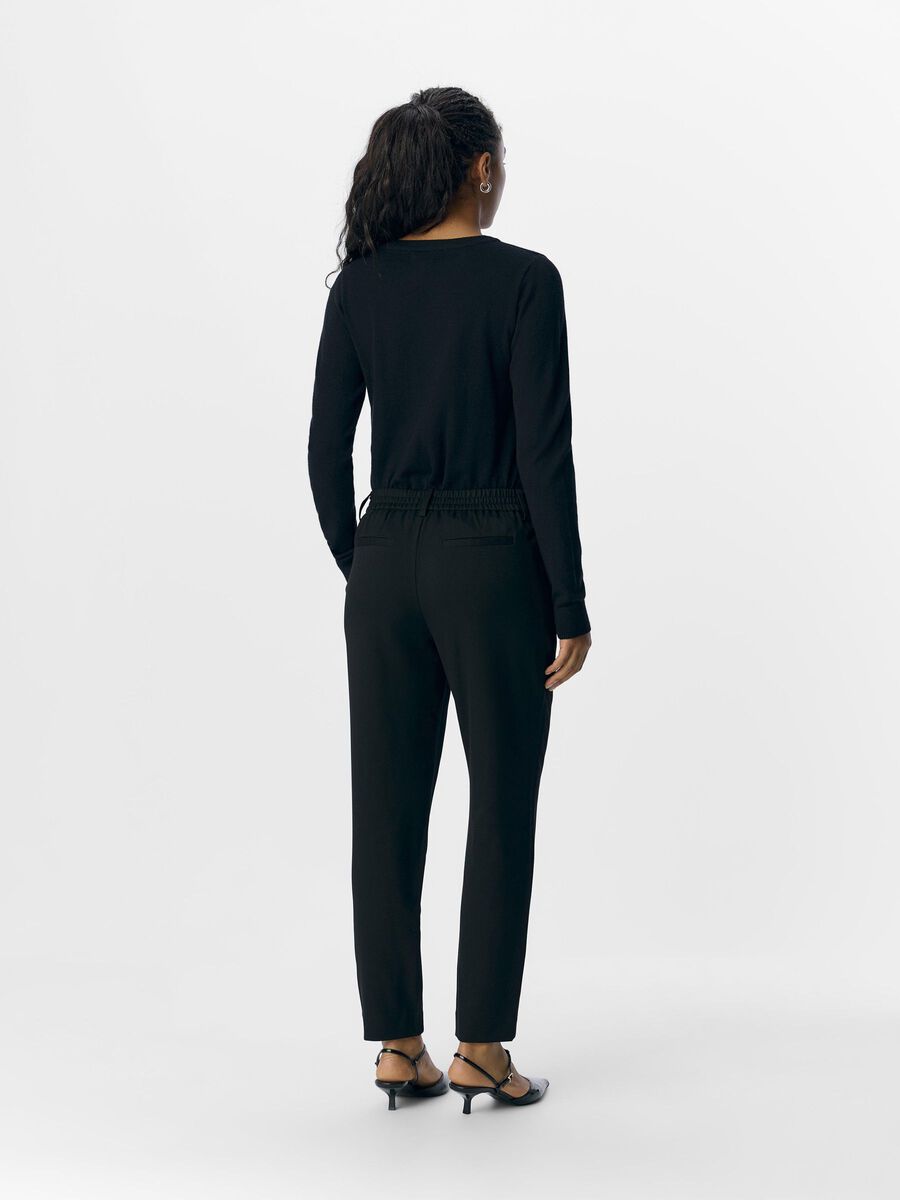 Objlisa Slim Pant Black