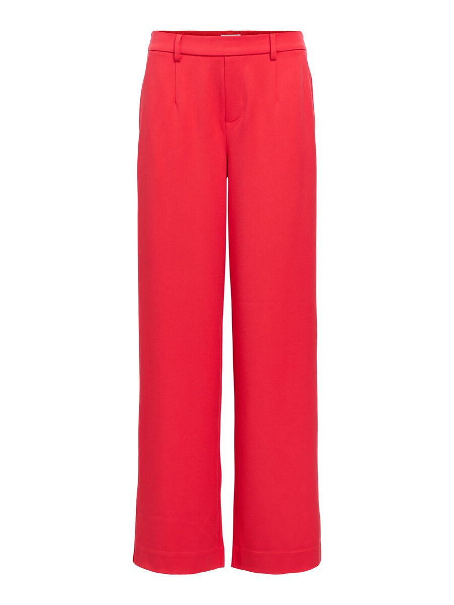 Objlisa Wide Pant Poinsettia