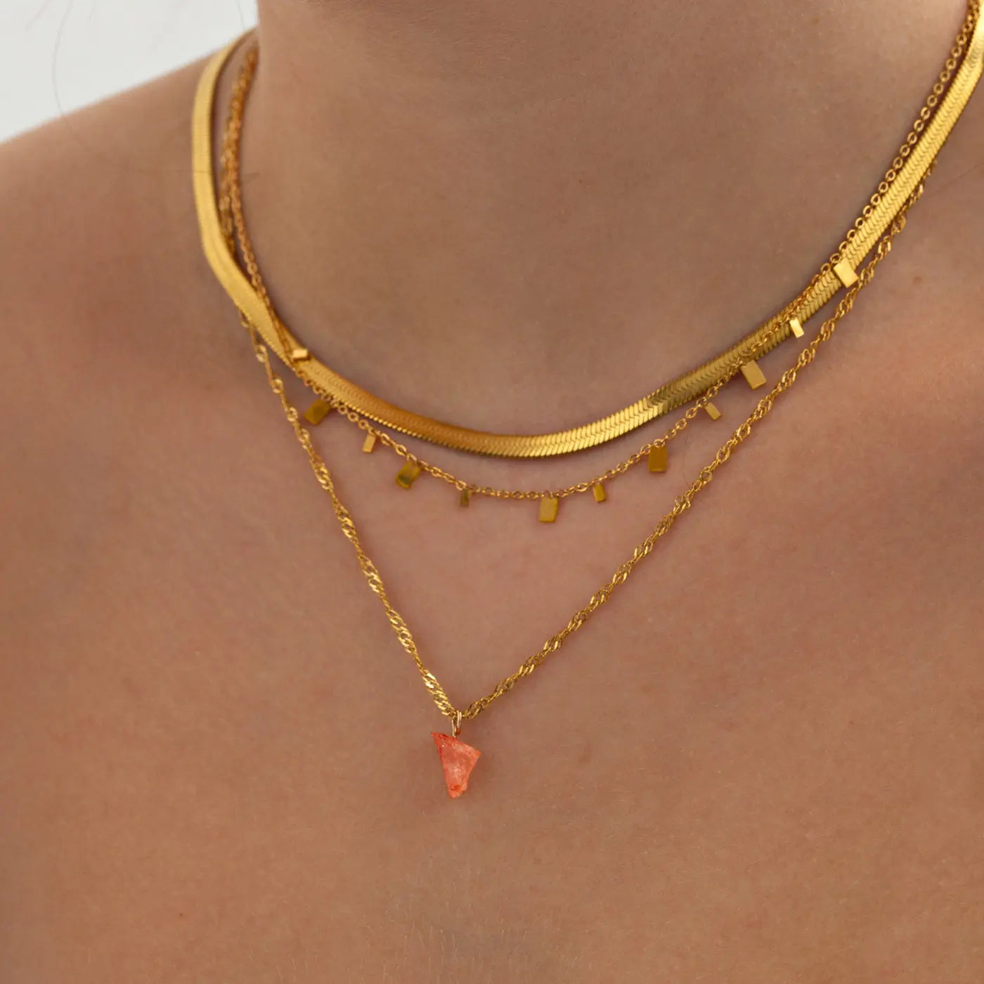 Hey Beautiful Carnelian Necklace