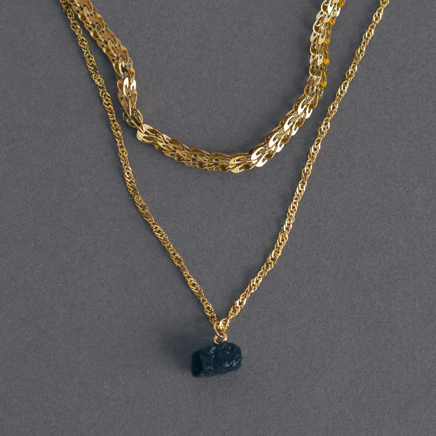 You're Amazing Black Agate Necklace