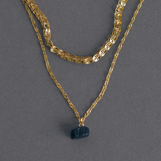 You're Amazing Black Agate Necklace