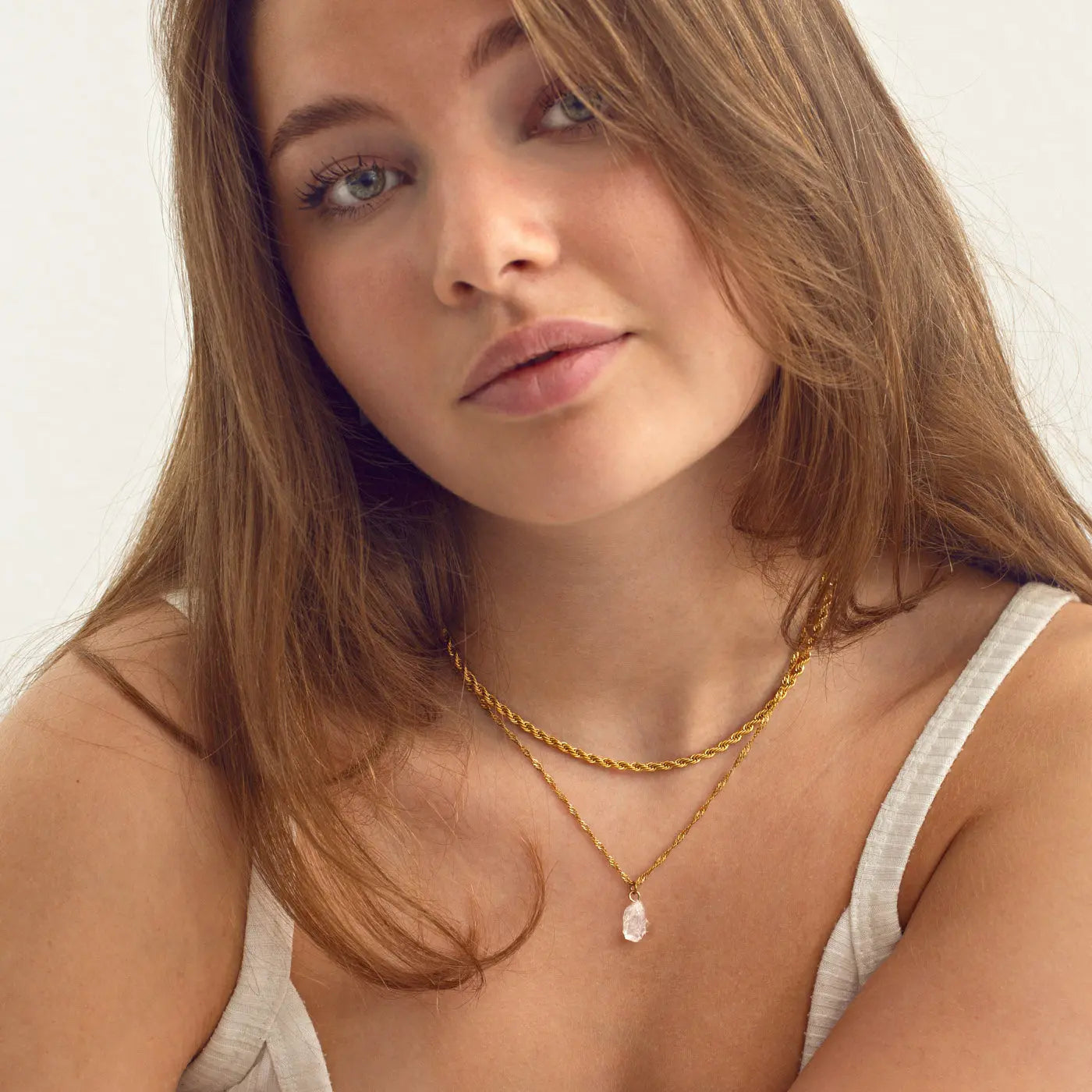Hello Sunshine! Clear Quartz Necklace