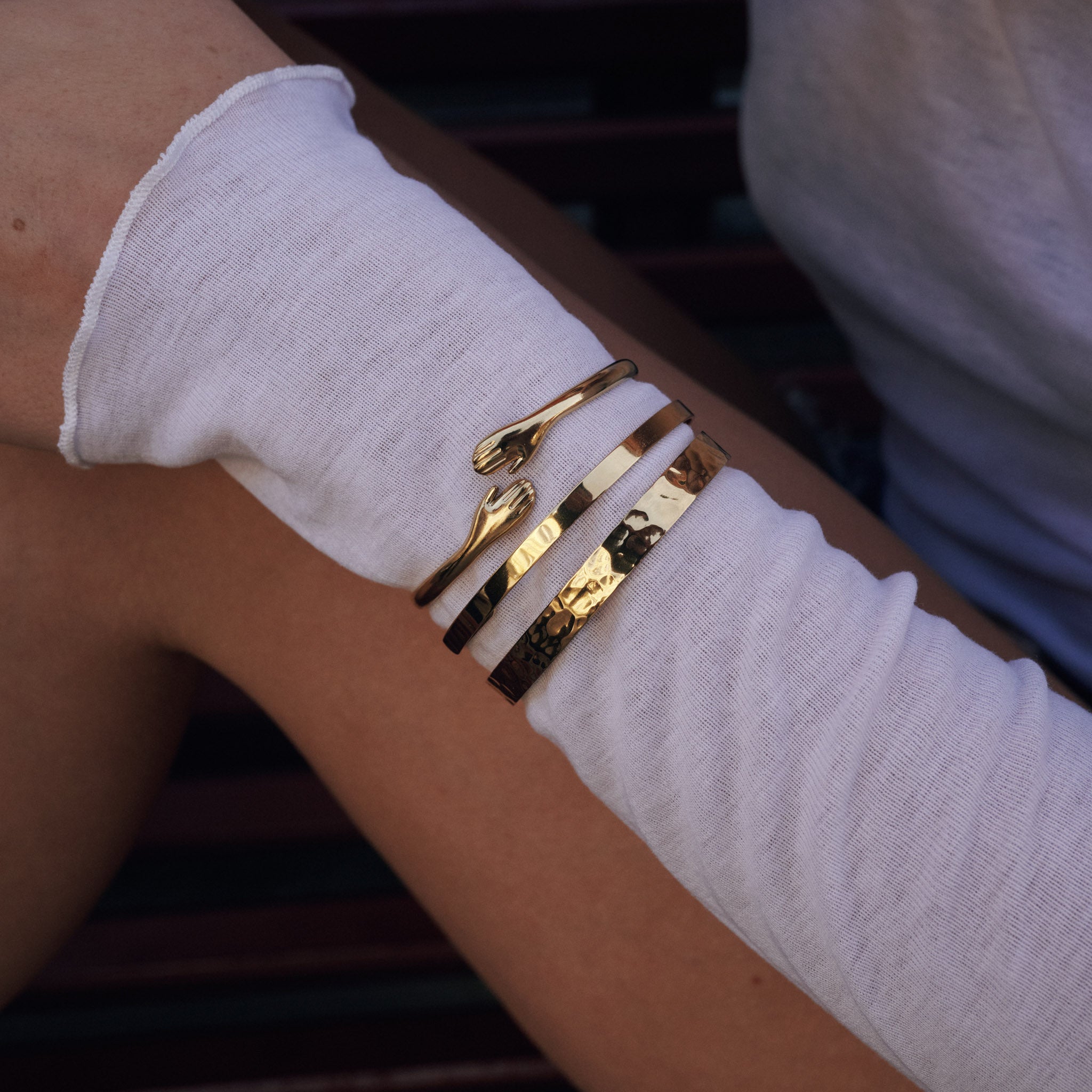 Kara - Friendship Bracelet Stainless Steel Gold