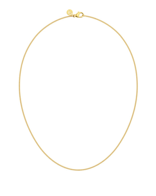 Curb Chain Mini 42 Cm Gold