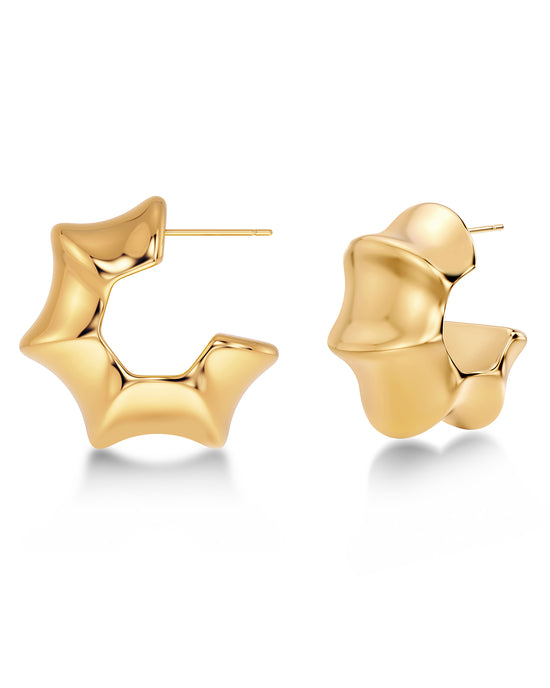 Cane Hoops Multi L Gold