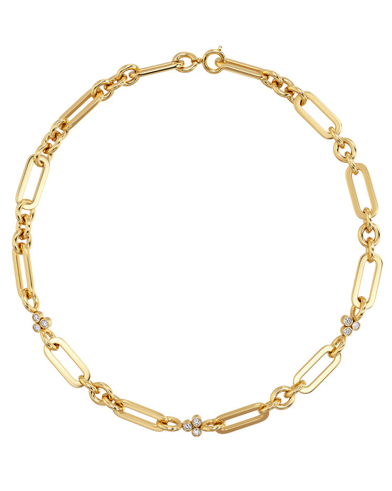 Barre Necklace Multi Gold