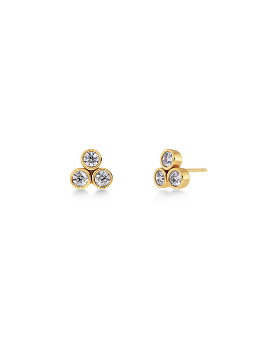 Barre Studs Gold