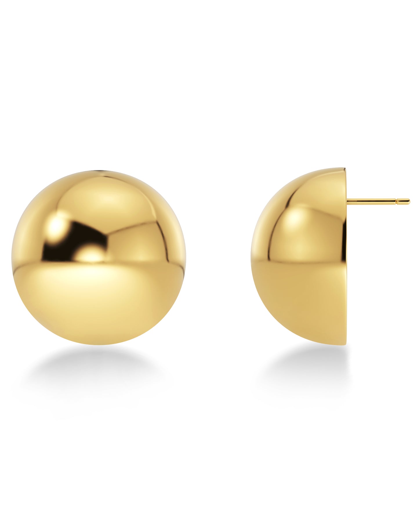 Bead Studs Maxi Gold